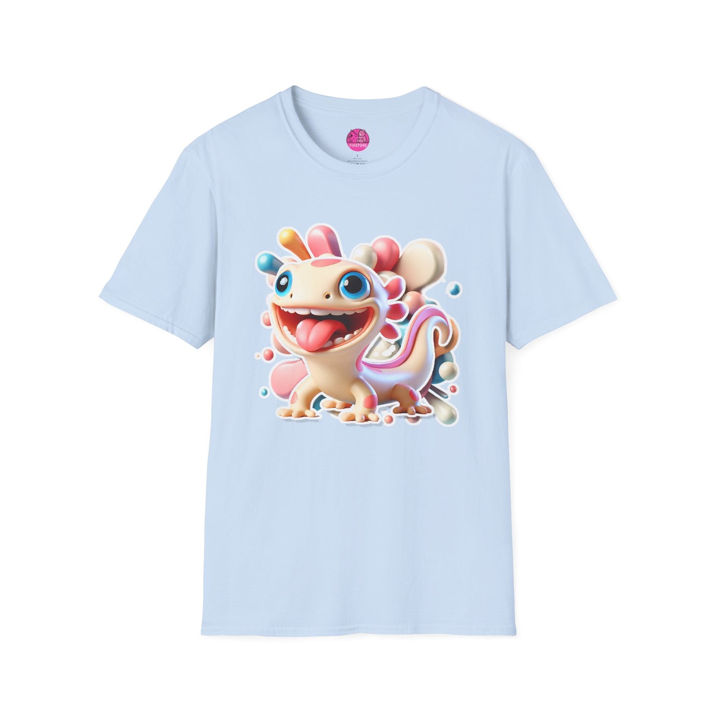 Gordon Gekko T-Shirt – The Lively Lizard with a Big Personality! - Unisex Softstyle Tee