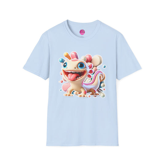 Gordon Gekko T-Shirt – The Lively Lizard with a Big Personality! - Unisex Softstyle Tee