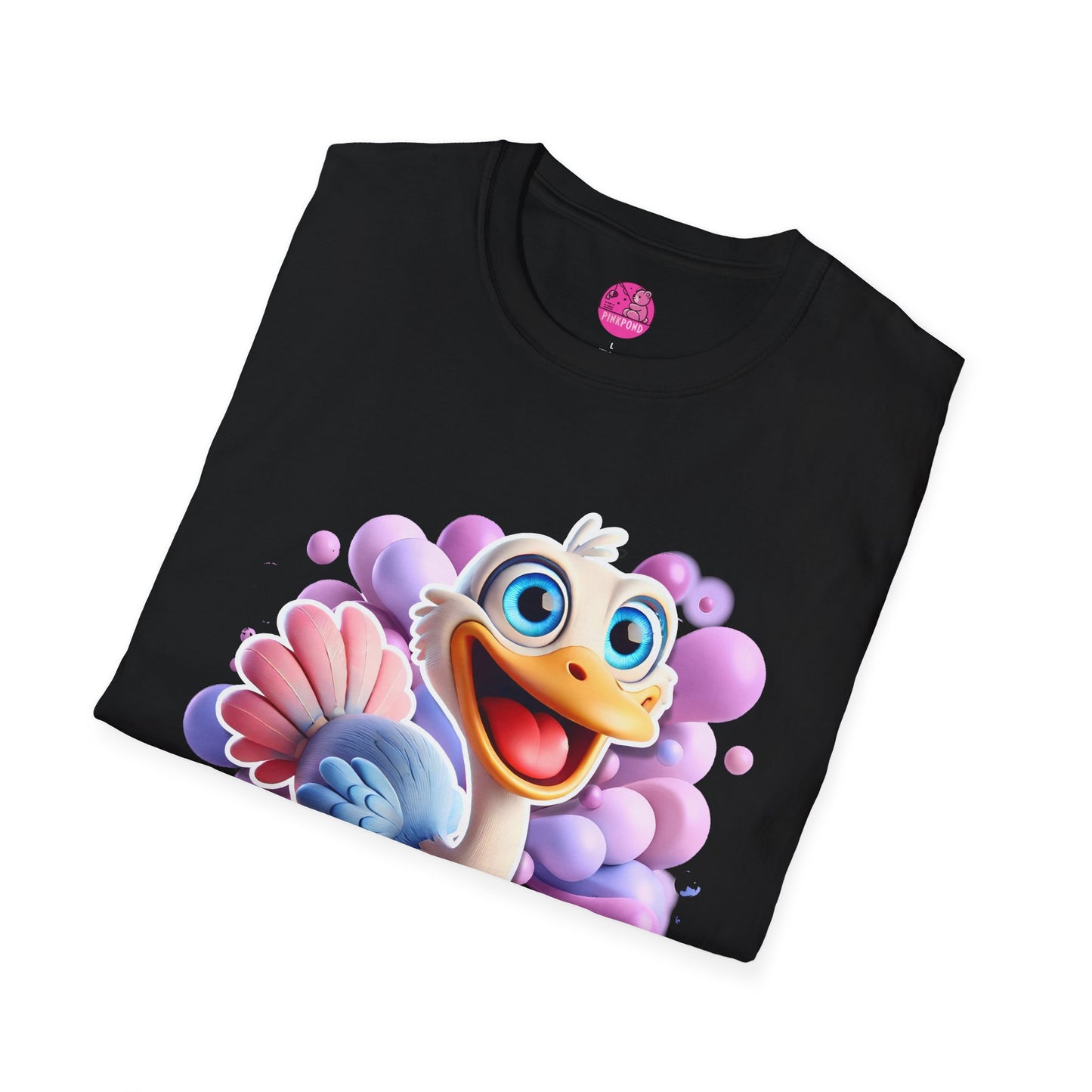 Osma the Ostrich T-Shirt – Speed, Smiles, and Sass!! - Unisex Softstyle Tee