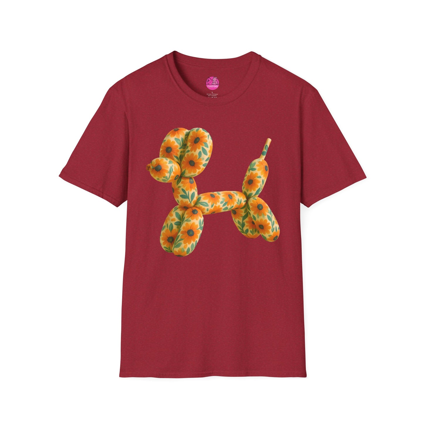Sunflower Balloon Dog T-Shirt