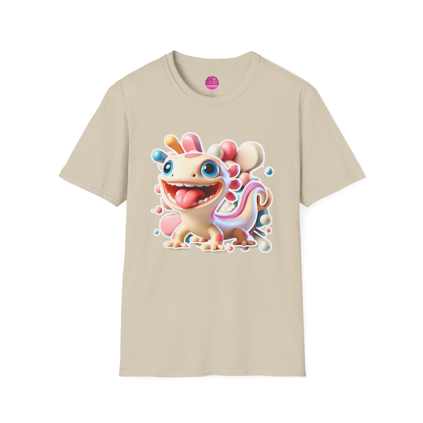 Gordon Gekko T-Shirt – The Lively Lizard with a Big Personality! - Unisex Softstyle Tee
