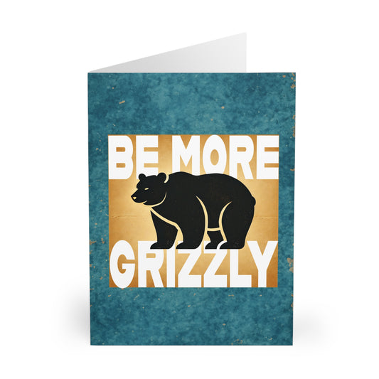 Greeting Card Pack - Be More Grizzly - PinkPond Design
