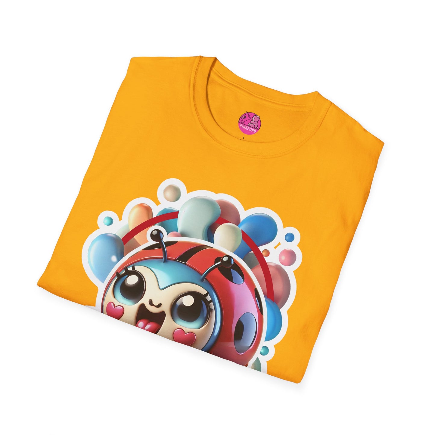Leticia Ladybird Tee – Sweet, Stylish & Full of Charm!  T-Shirt - Unisex Tee for Fun-Lovers 🐞✨