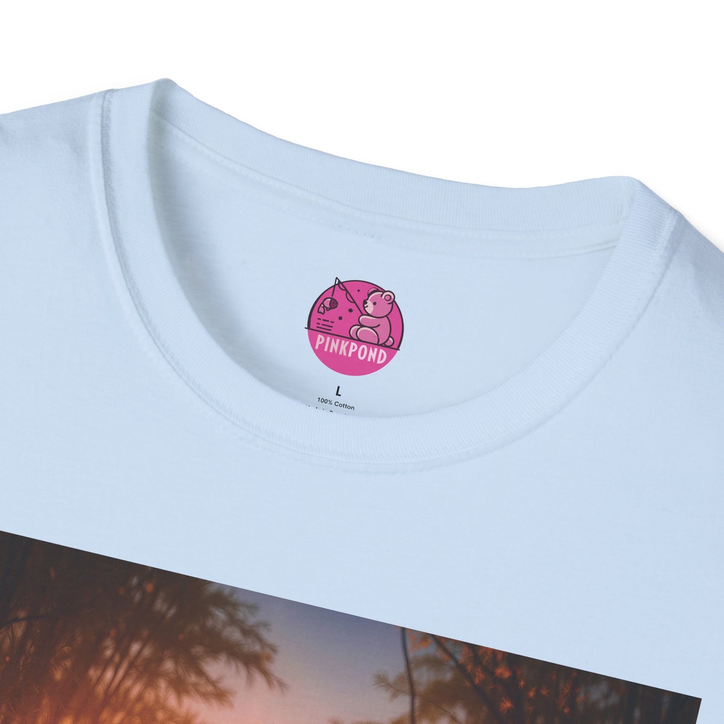 Meditating Bear Golden Hour T-Shirt