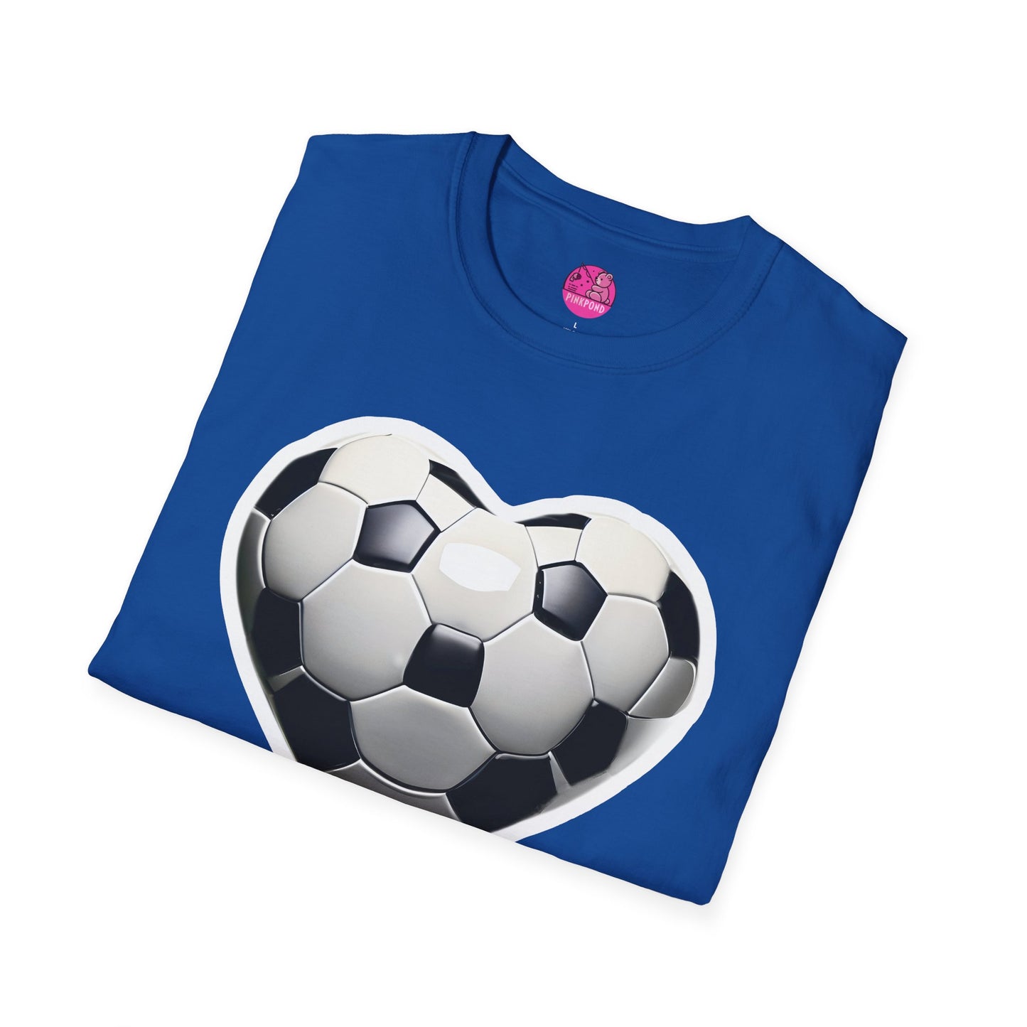 Football Heart Unisex T-Shirt - Love Life Design,