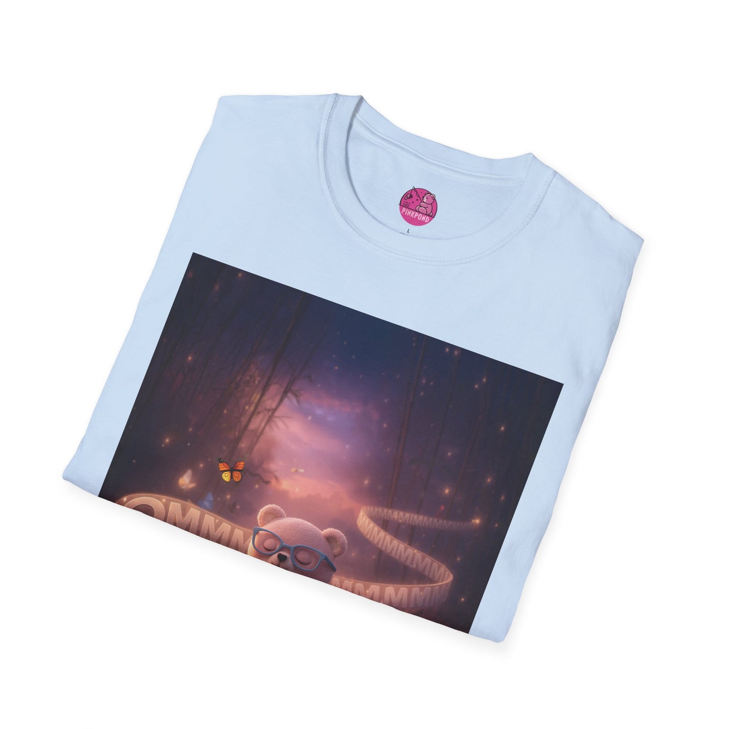 Meditating Bear Dusk Dreamscape T-Shirt