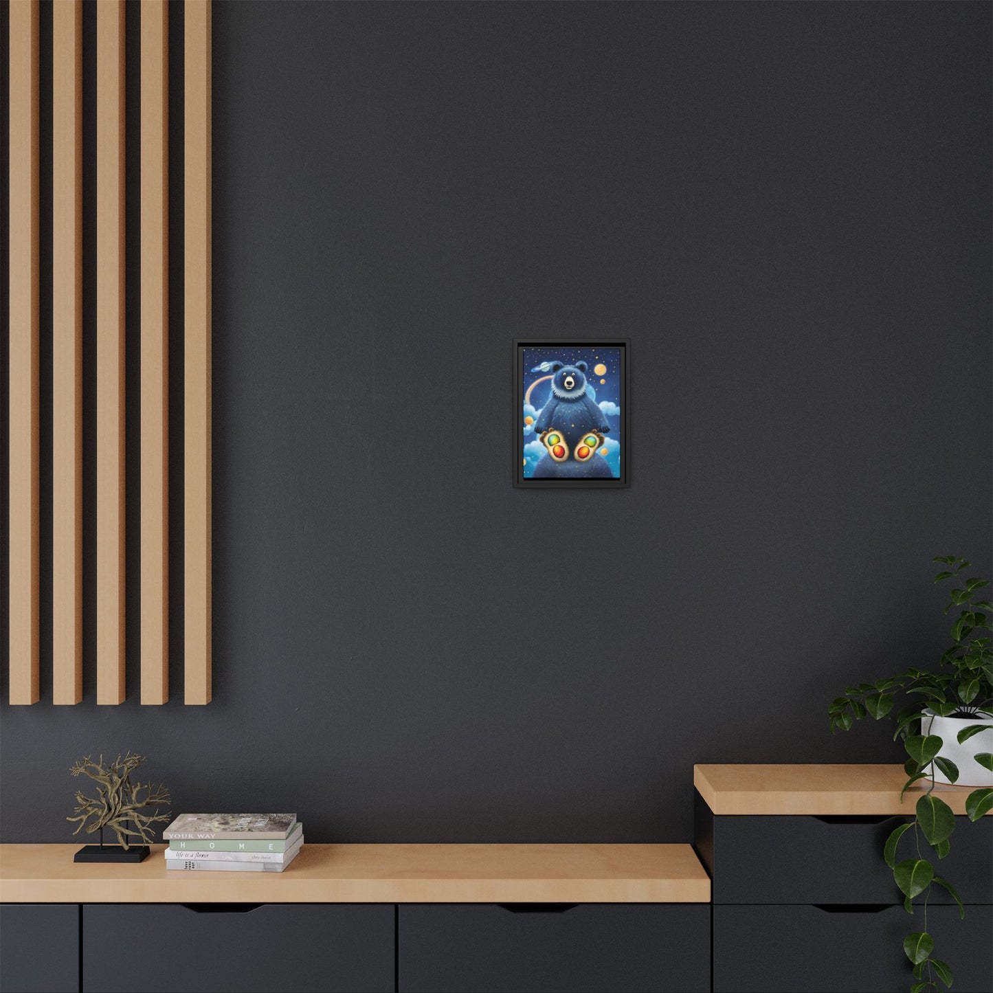 'Cosmic Pawprints' by Andrew McCarter - Canvas Art