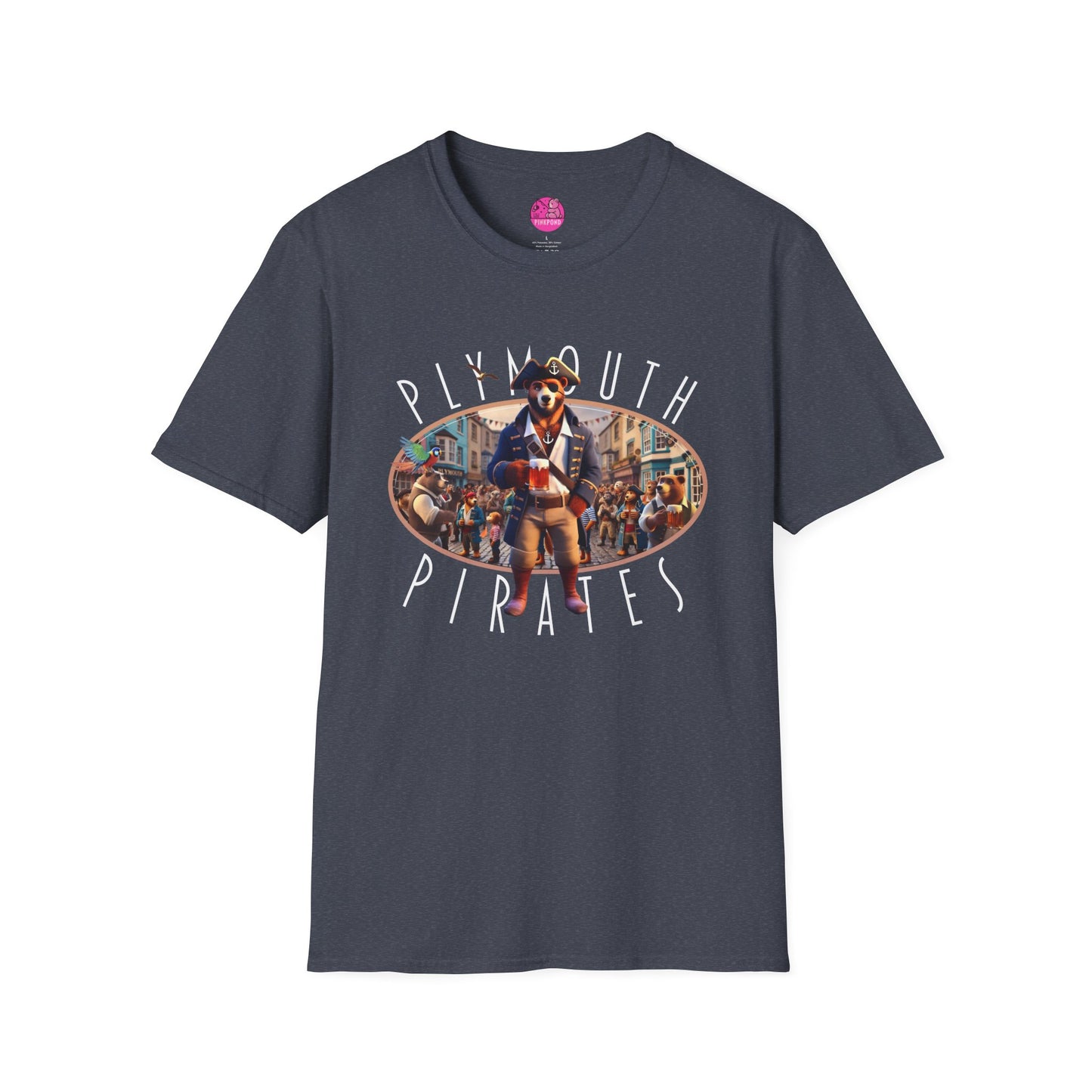 Plymouth Pirates Bear T-Shirt