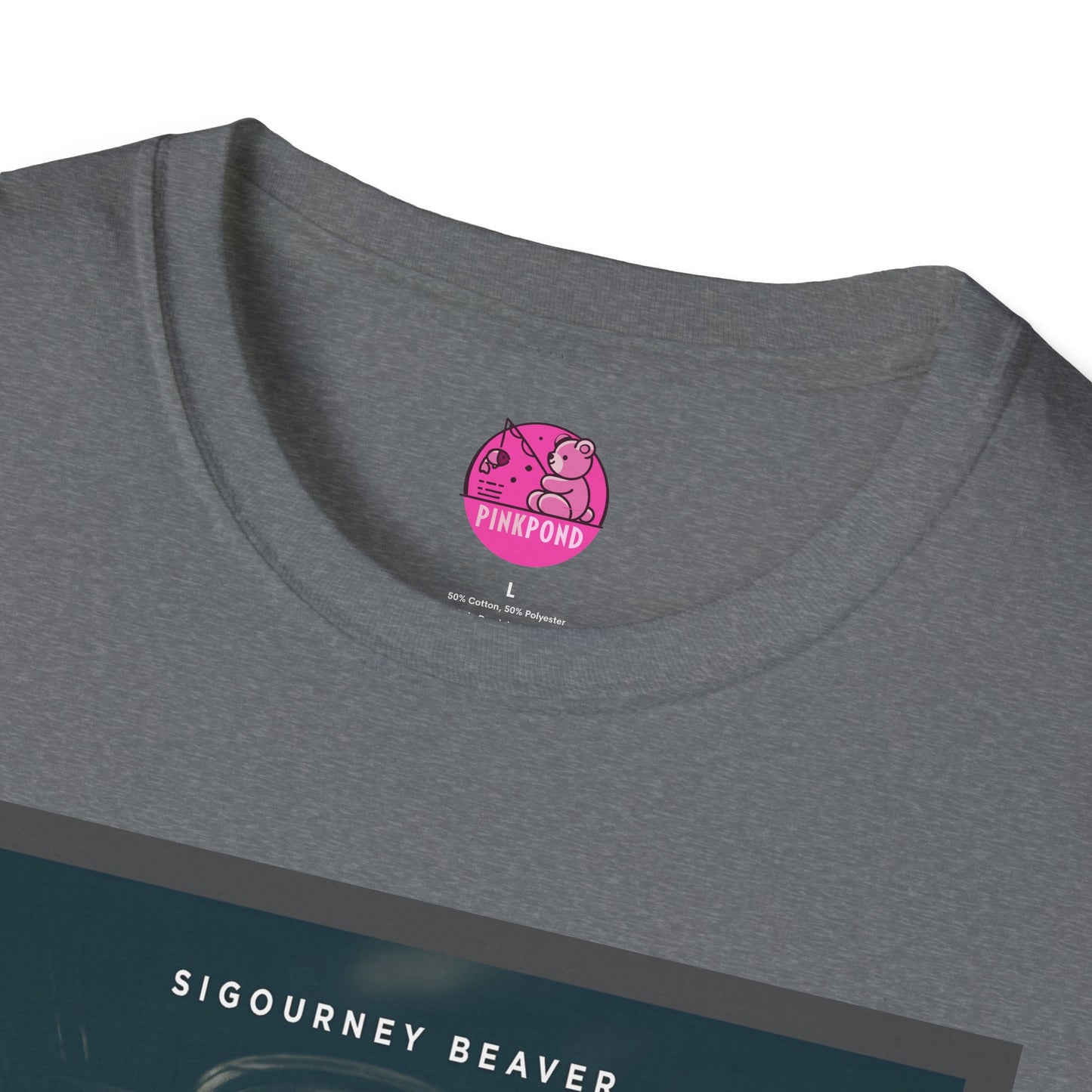 Retro Noir Alien Parody Sci-Fi T-Shirt Featuring Sigourney Beaver