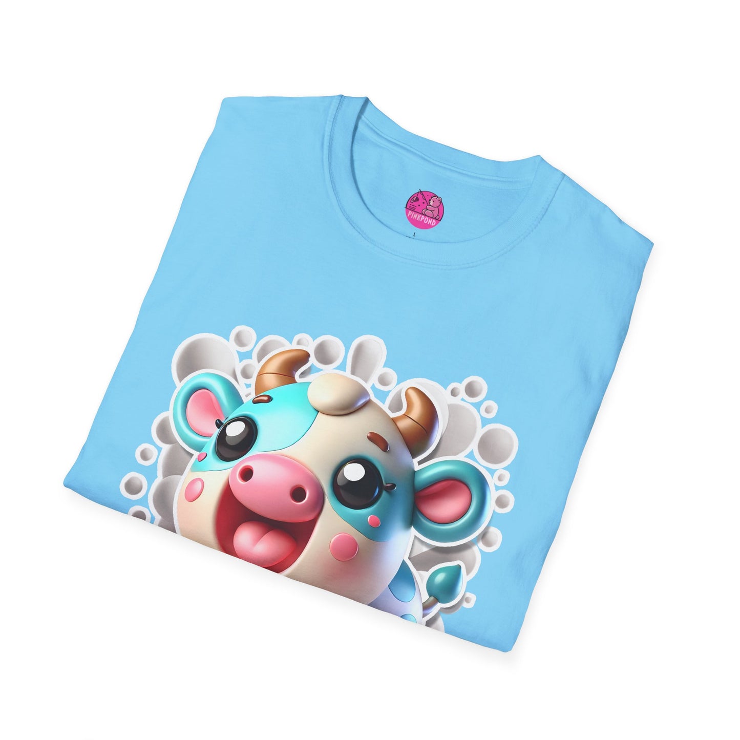 Carmen the Cow T-Shirt - Cute Farmyard Tee for Fun Fashion Fans