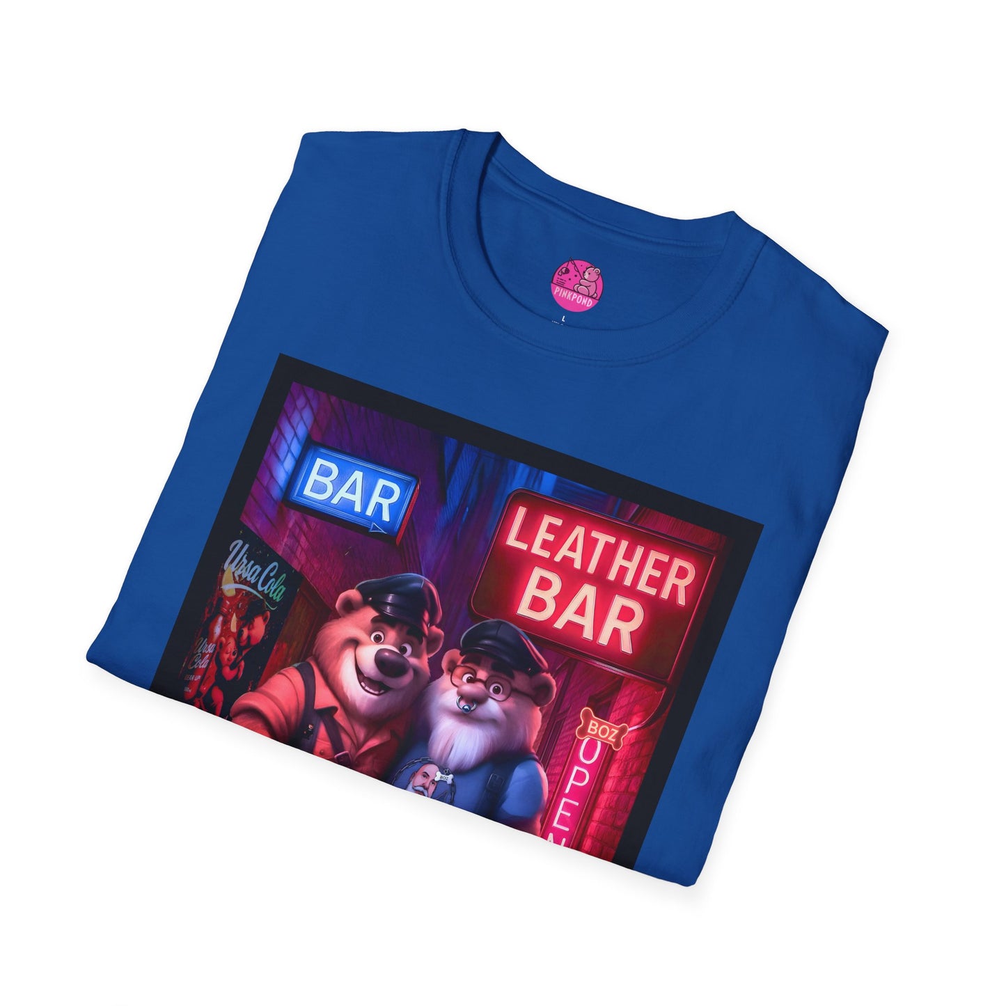 Pup Boz Bear T-Shirt - Exclusive PinkPond Artwork of Boz Lee Schmick