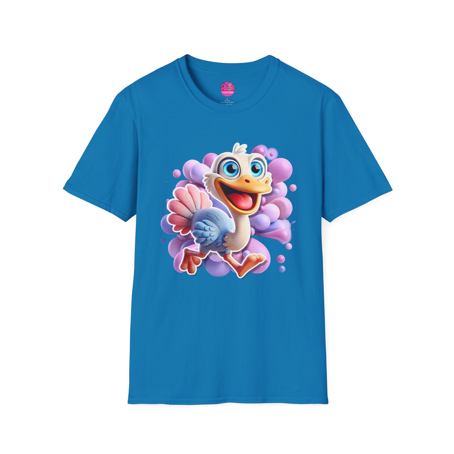 Osma the Ostrich T-Shirt – Speed, Smiles, and Sass!! - Unisex Softstyle Tee