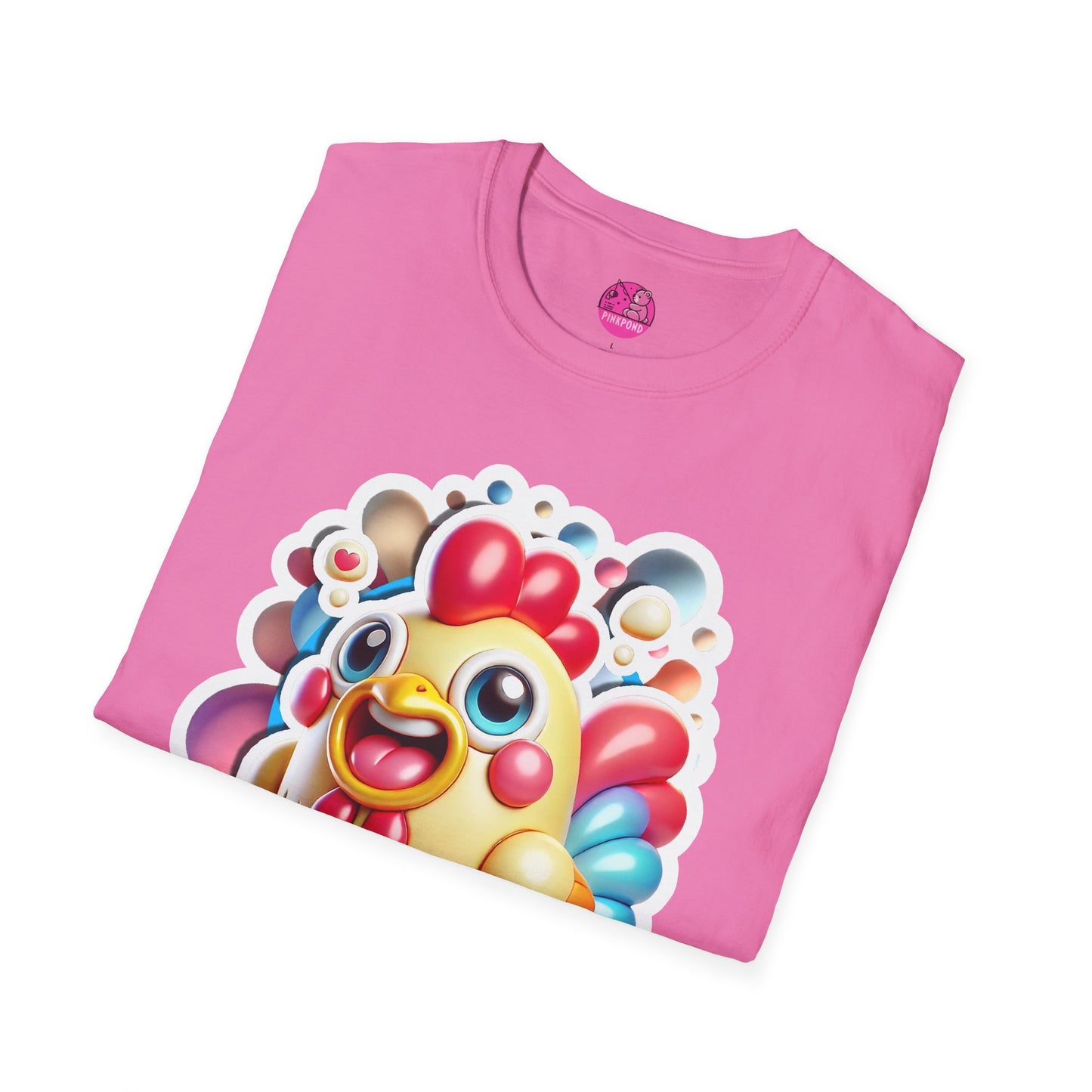 Colin Cockerel Tee - Fun Rooster Graphic Unisex T-Shirt