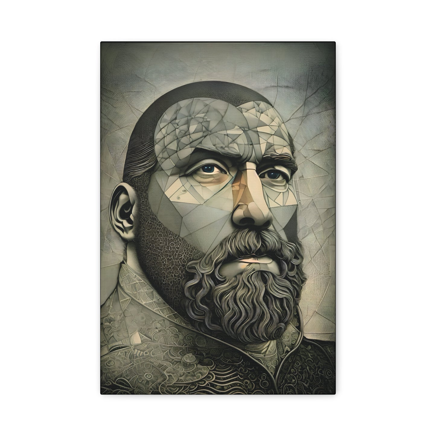 Fractured Peace - Fine Art Print by Andrew McCarter adapted from a drawing by David Lake