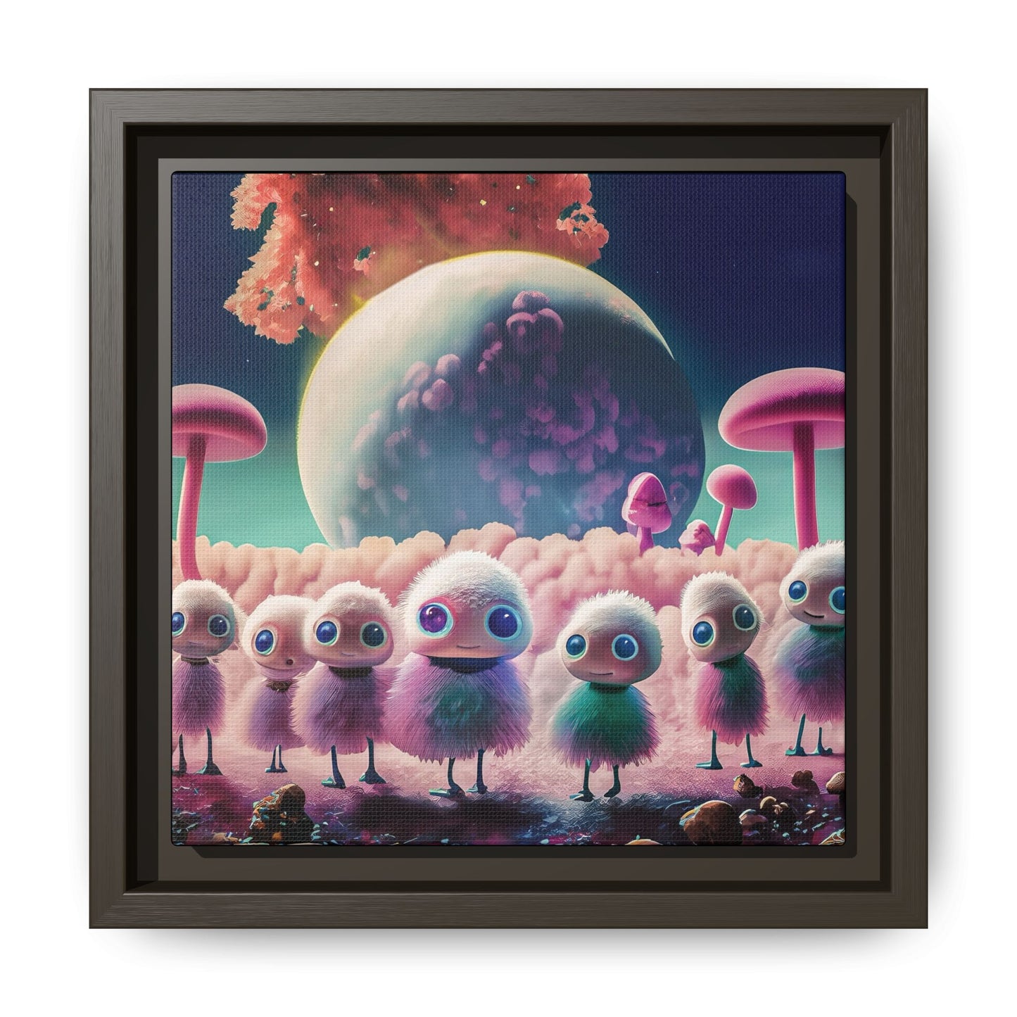 “"Keep smiling," whispered Axlar. "We can eat them later." – Fine Art Canvas Print By Andrew McCarter