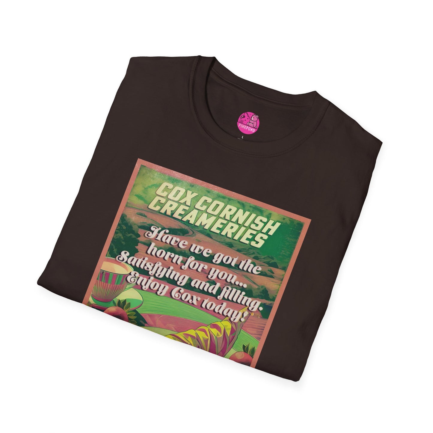 Saucy Vintage Cox Creameries - Satisfy Your Cravings T-Shirt