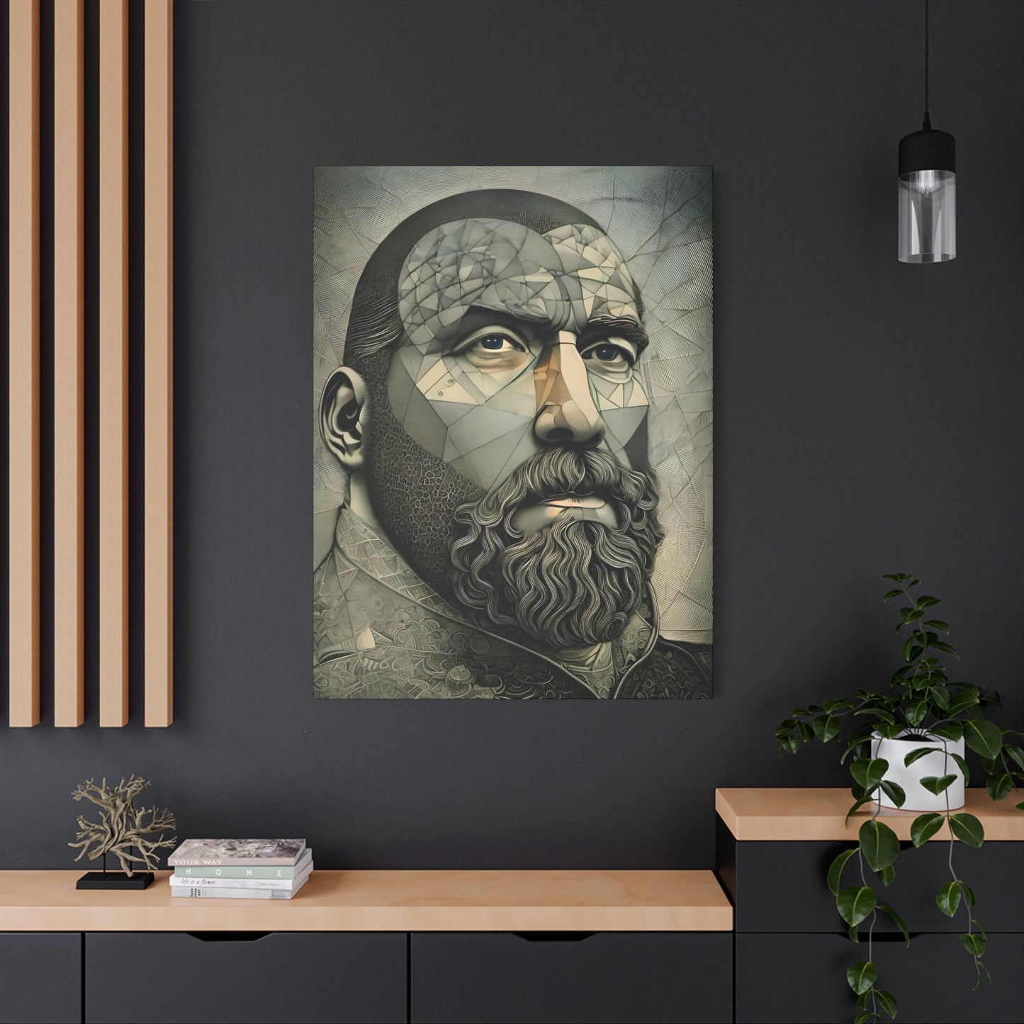 Fractured Peace -  Fine Art Print by Andrew McCarter adapted from a drawing by David Lake