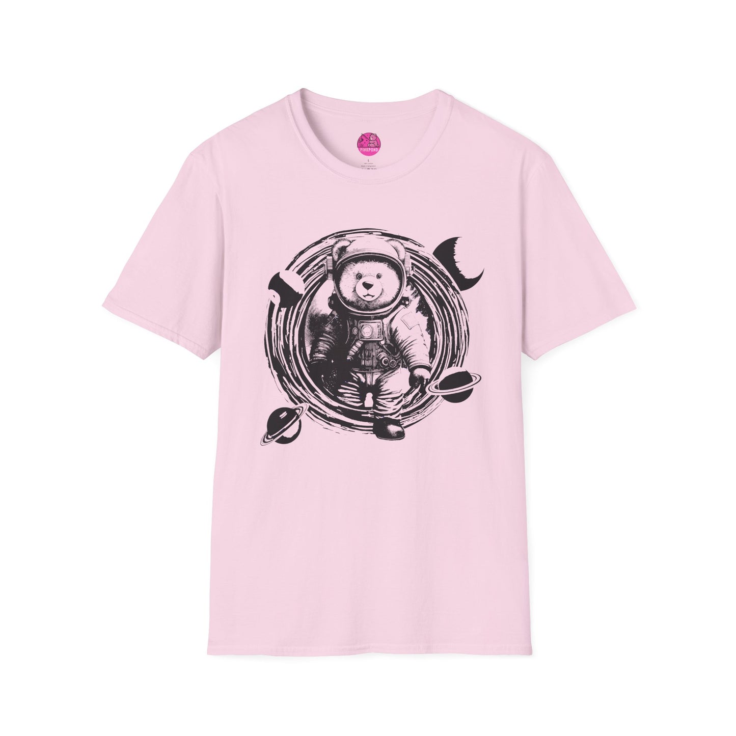 Galactic Explorer Cosmobear T-Shirt - Unisex Softstyle