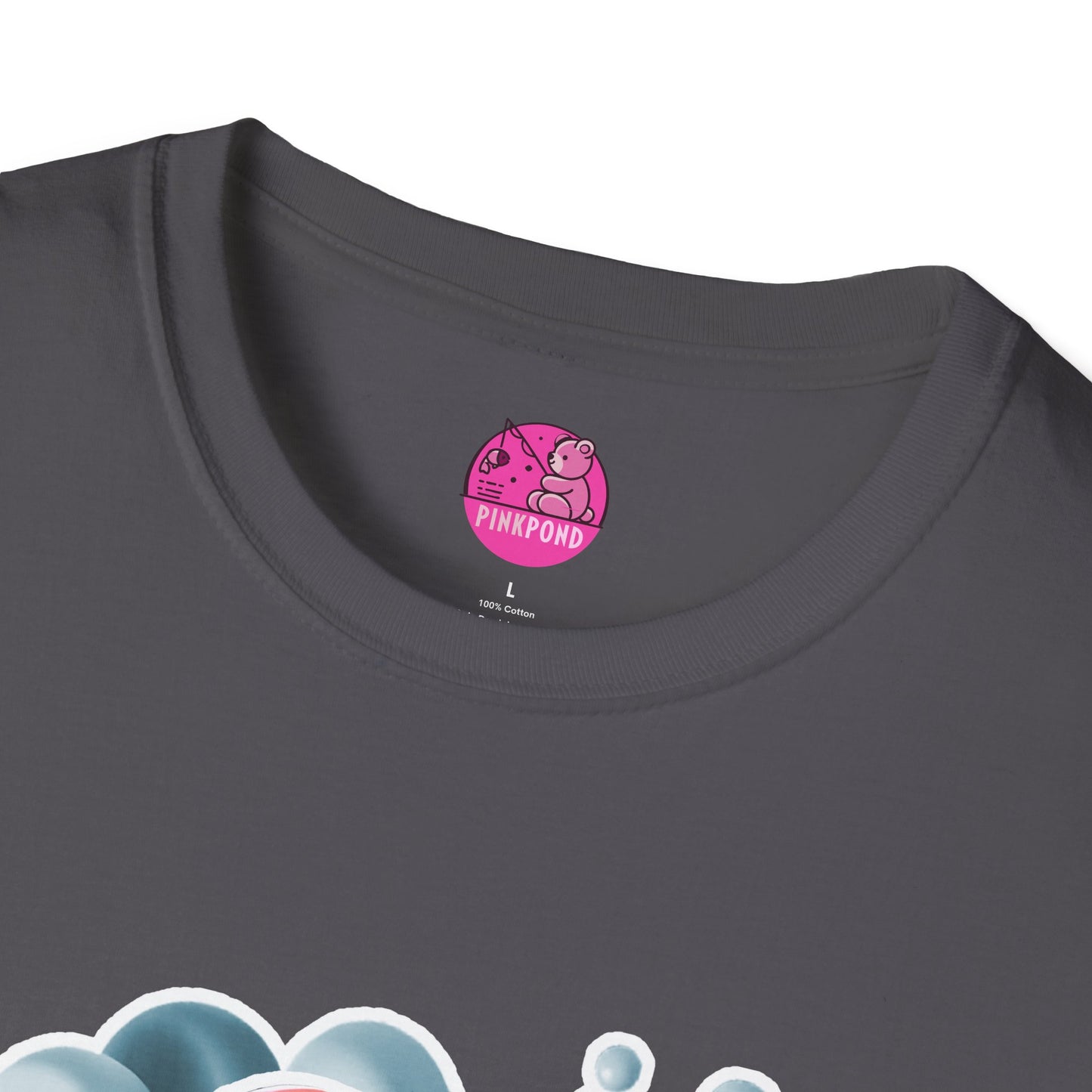 Carrie the Carp T-Shirt - a splash of fishy fun - Unisex Softstyle Tee with 3D Design