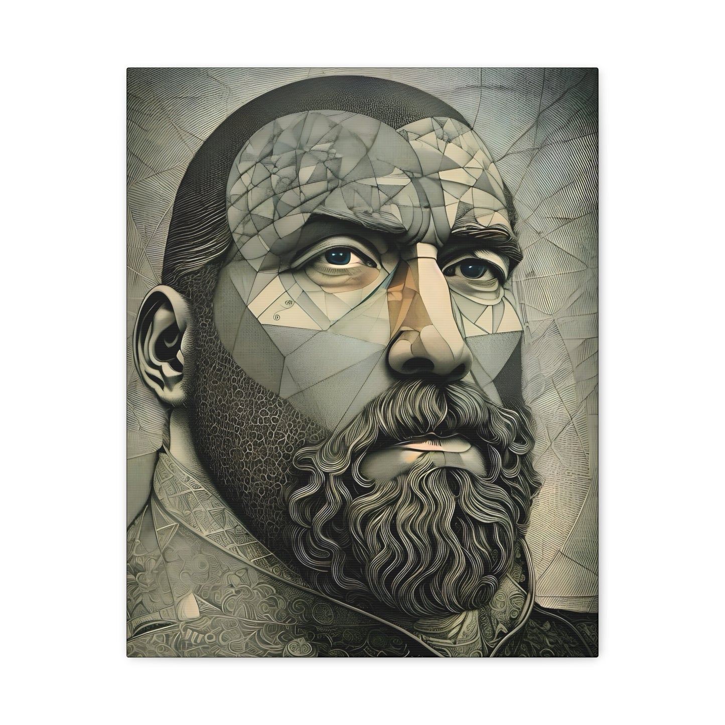 Fractured Peace -  Fine Art Print by Andrew McCarter adapted from a drawing by David Lake