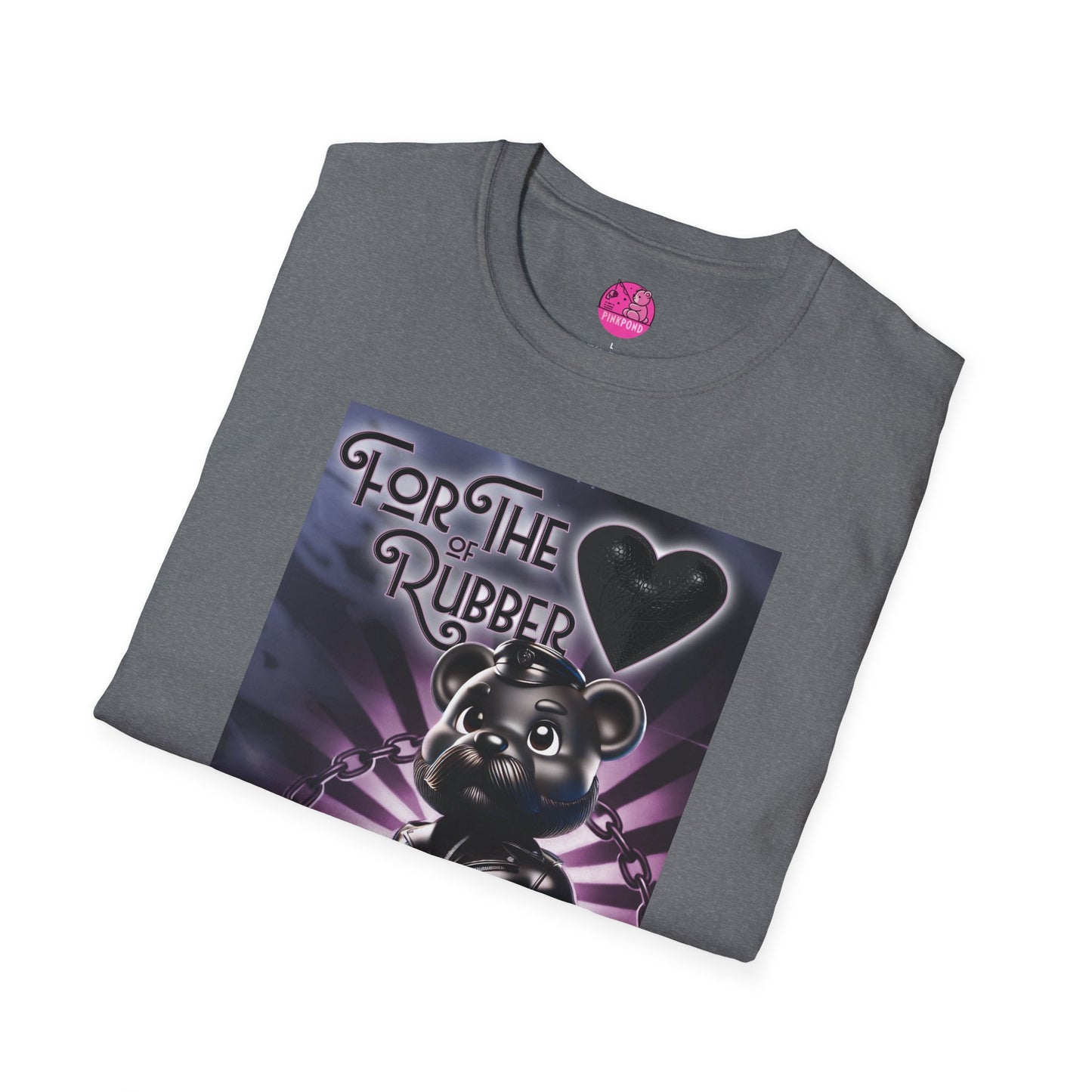 Rubber Bear” – Bold & Playful Tee 🖤🐻✨