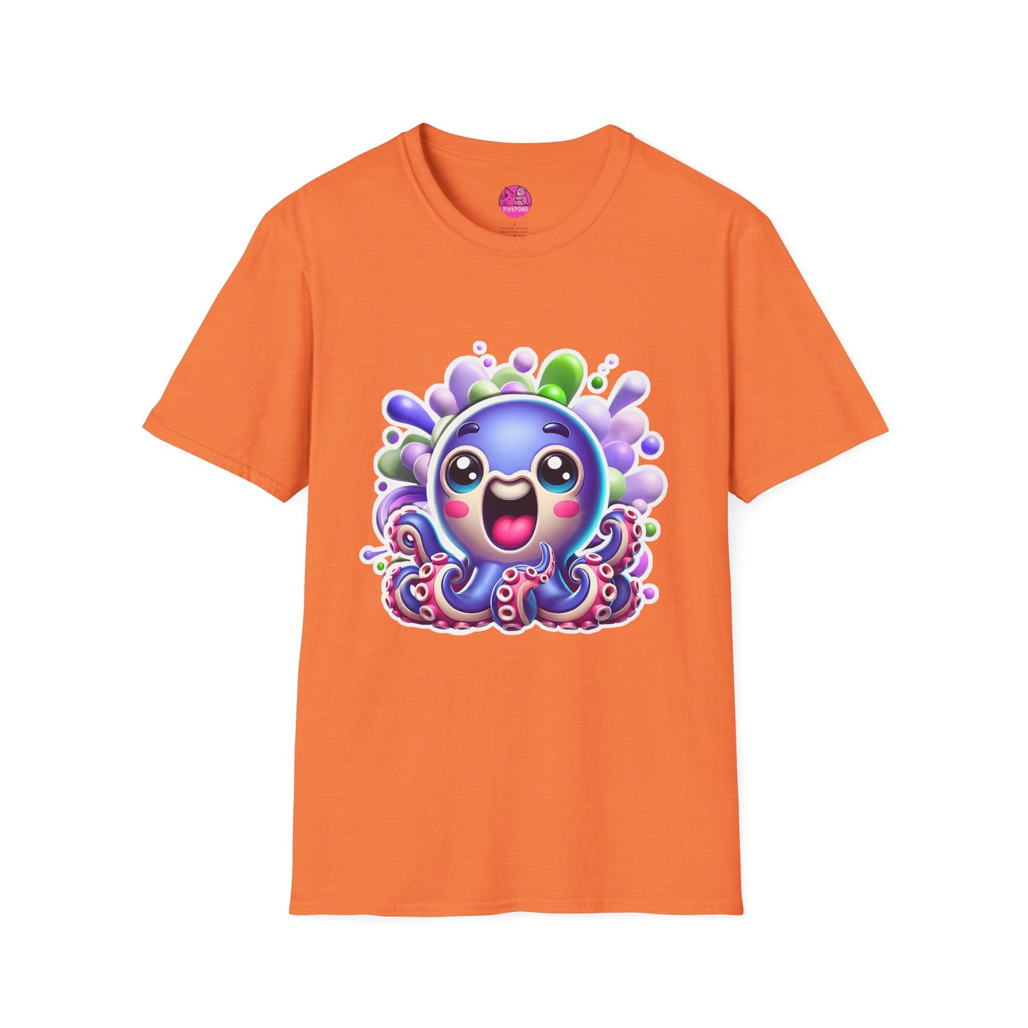 Olly the Octopus T-Shirt - Playful & Adorable Unisex Tee for Ocean Lovers