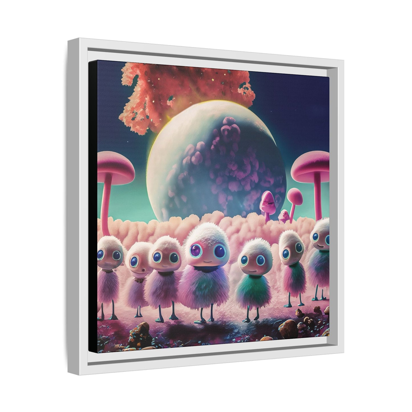 “"Keep smiling," whispered Axlar. "We can eat them later." – Fine Art Canvas Print By Andrew McCarter