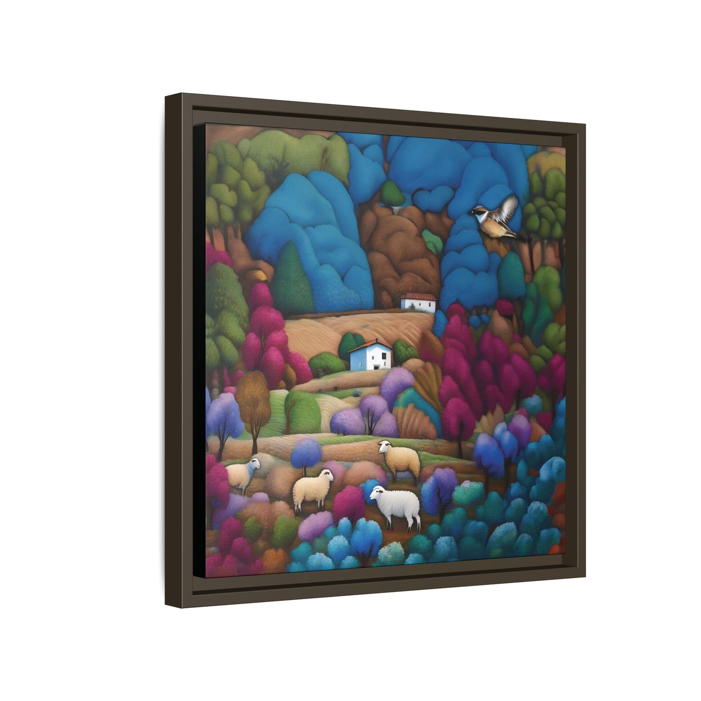 The Painted Valley Canvas Print by Andrew McCarter