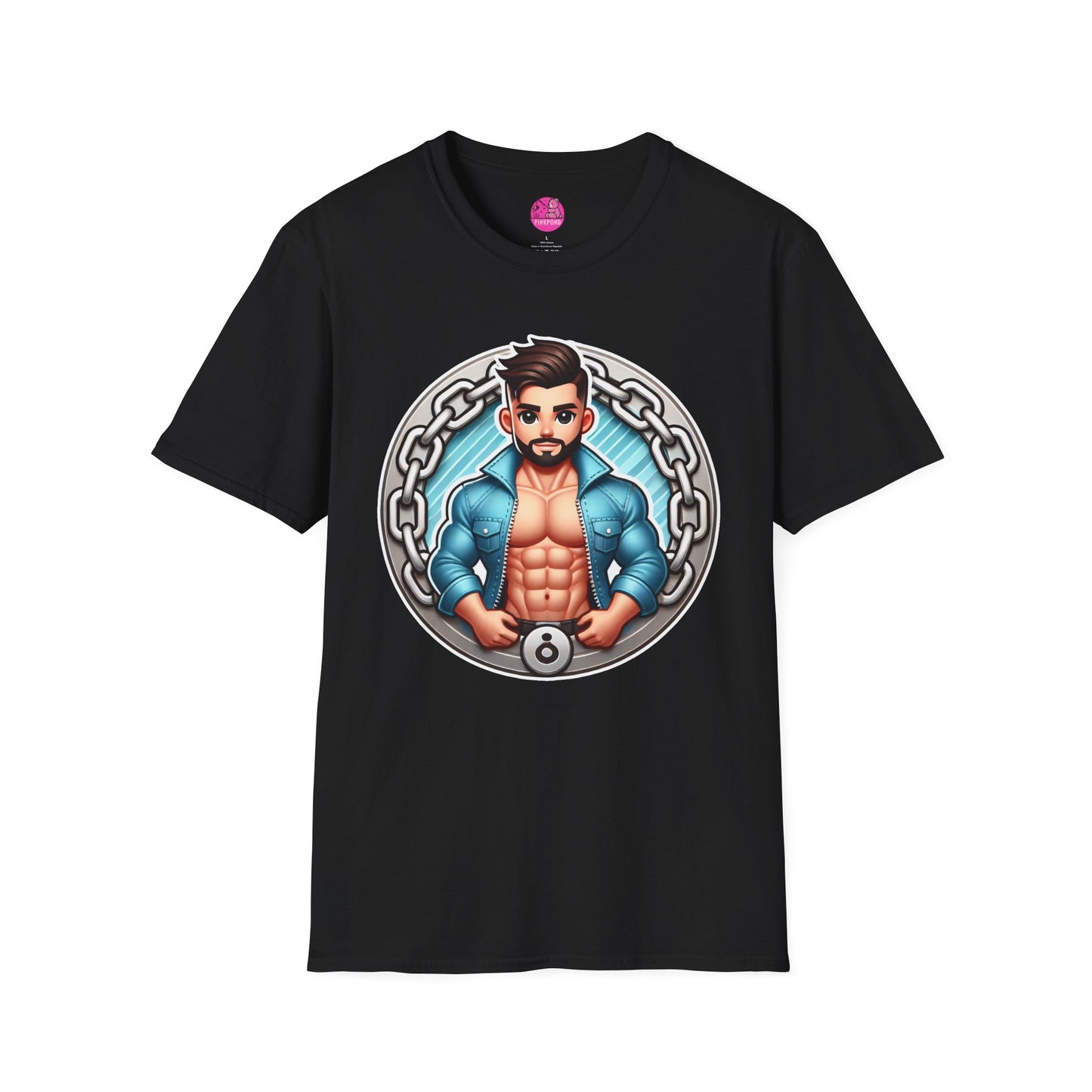 Retro Rebel Muscle Cub Graphic T-Shirt