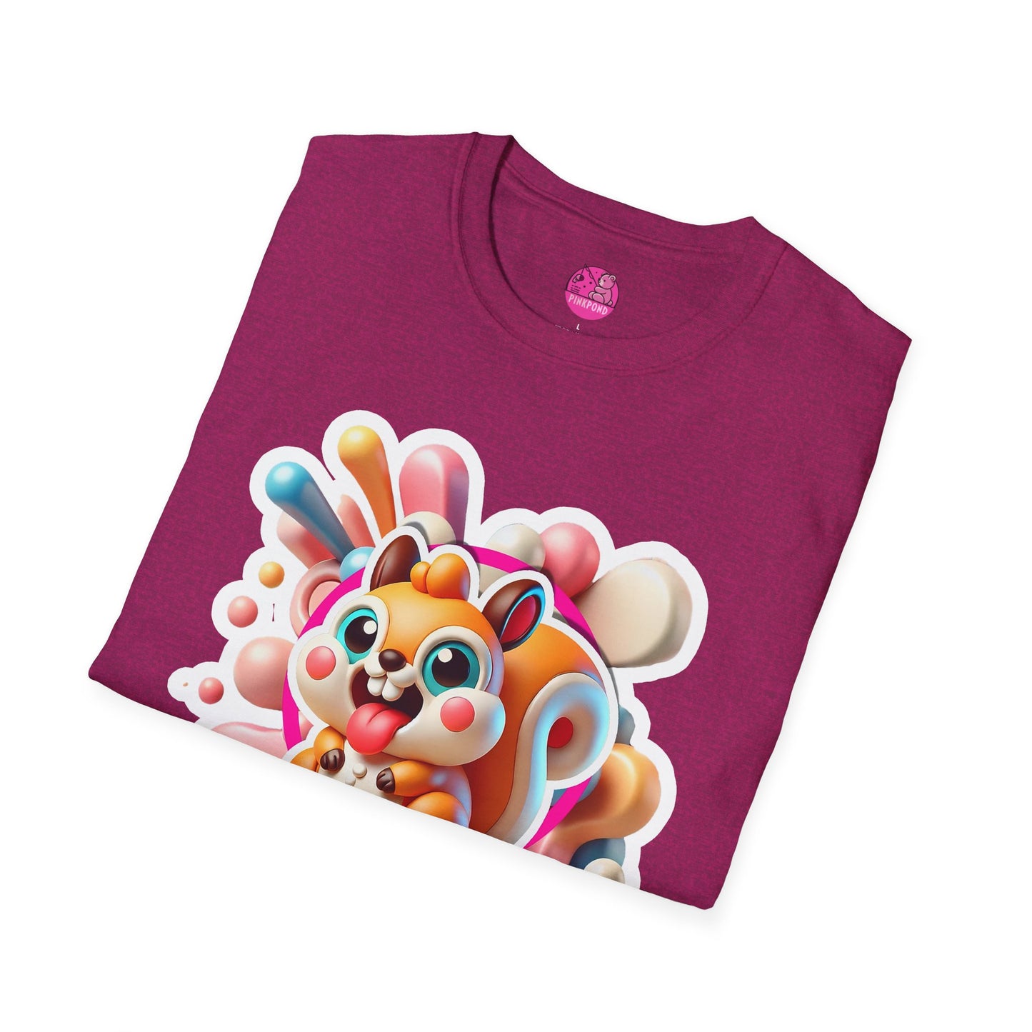 Cyril Squirrel T-Shirt - Nutty and Playful Unisex Tee for Fun-Lovers 🐿️✨