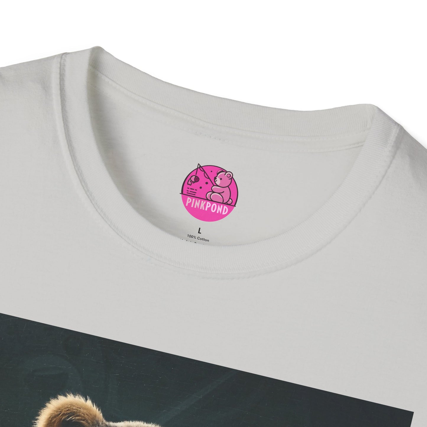 Boss Bear Graphic Tee - Unisex Softstyle T-Shirt for Power Players