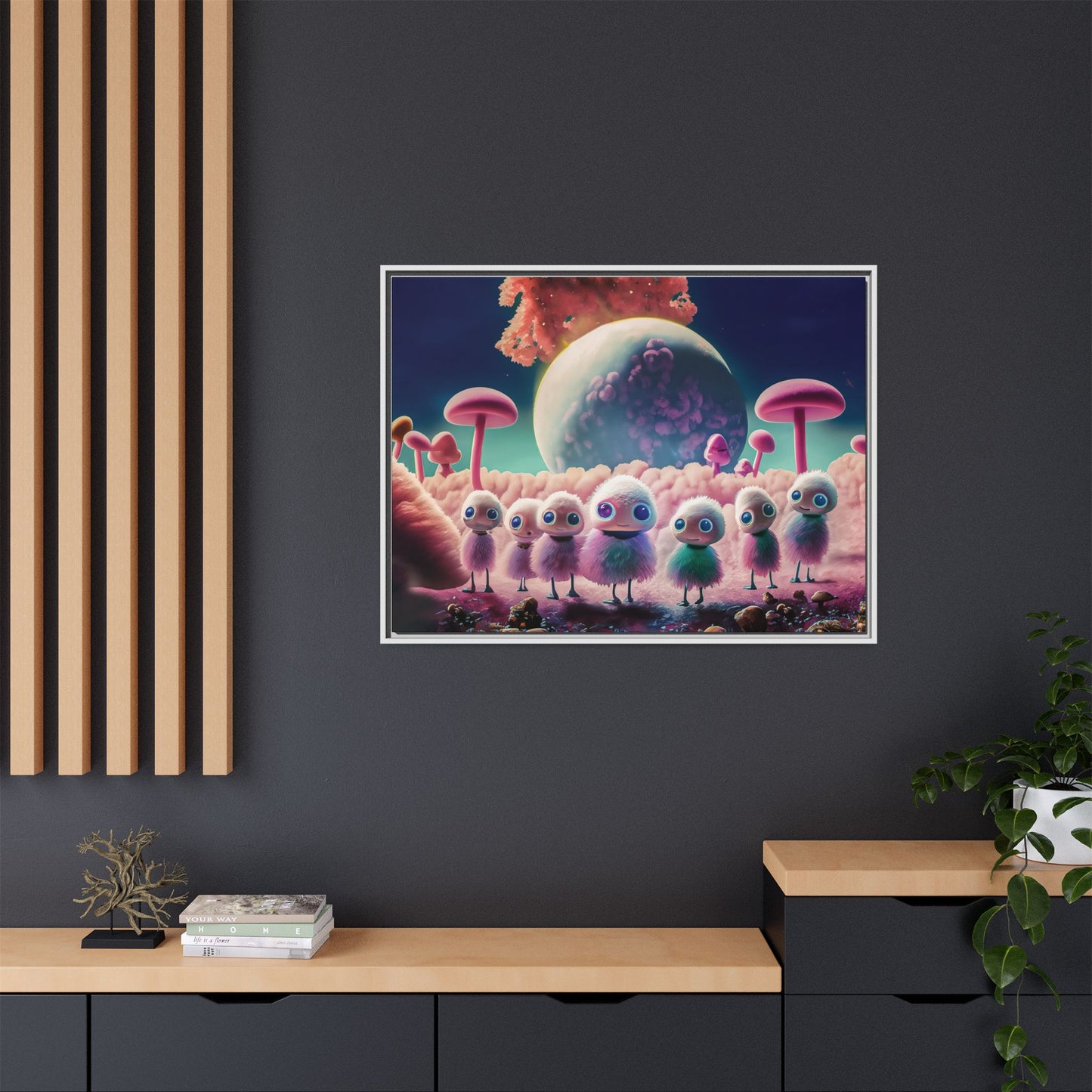 “"Keep smiling," whispered Axlar. "We can eat them later." – Fine Art Canvas Print By Andrew McCarter