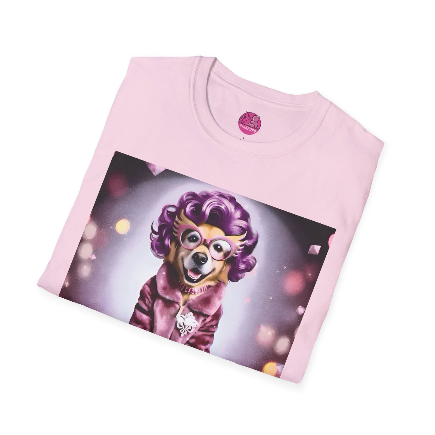 Dame Edna Labrador Dog T-Shirt - Fabulous & Fetching