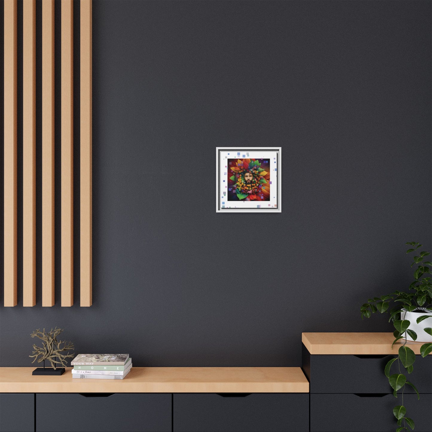 'Flourish: The Modern Green Man' canvas print By Andrew McCarter