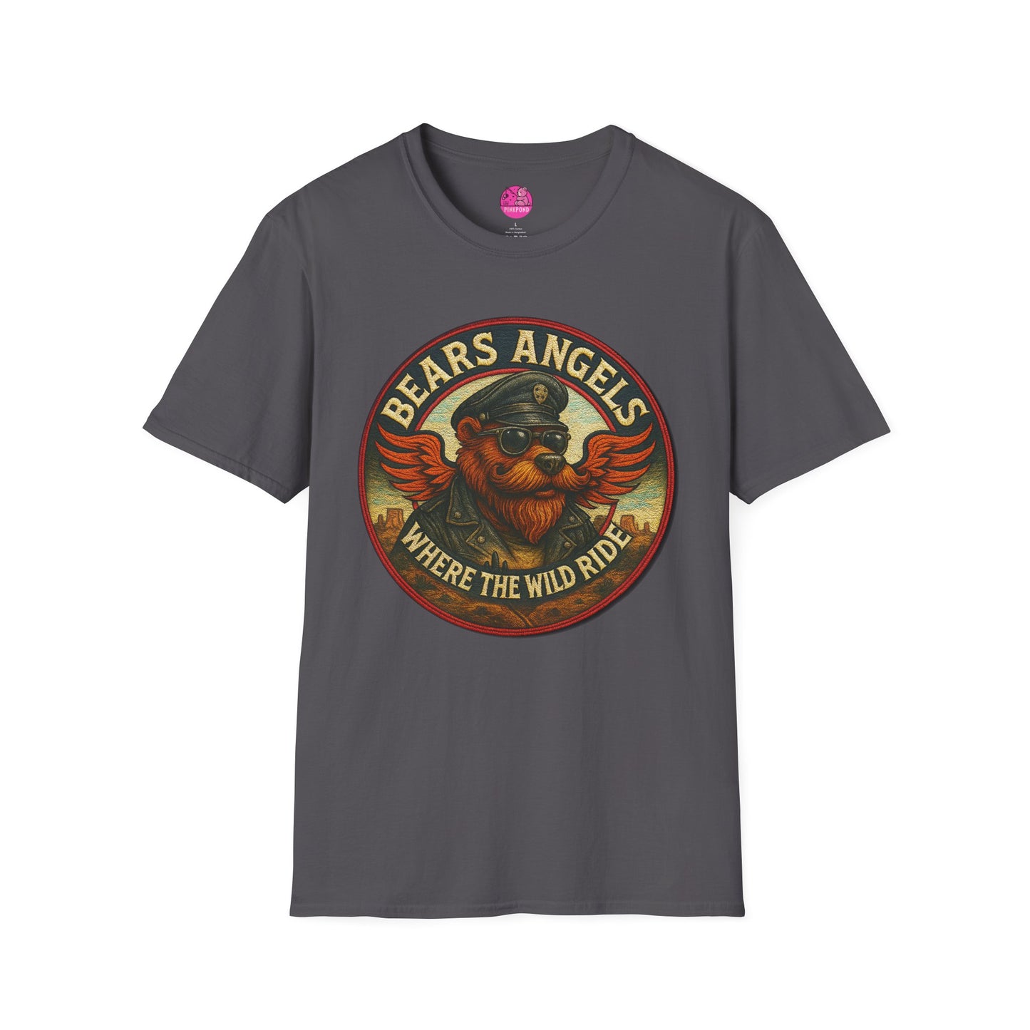 Biker Bears Angels Unisex T-Shirt - Where The Wild Ride Tee