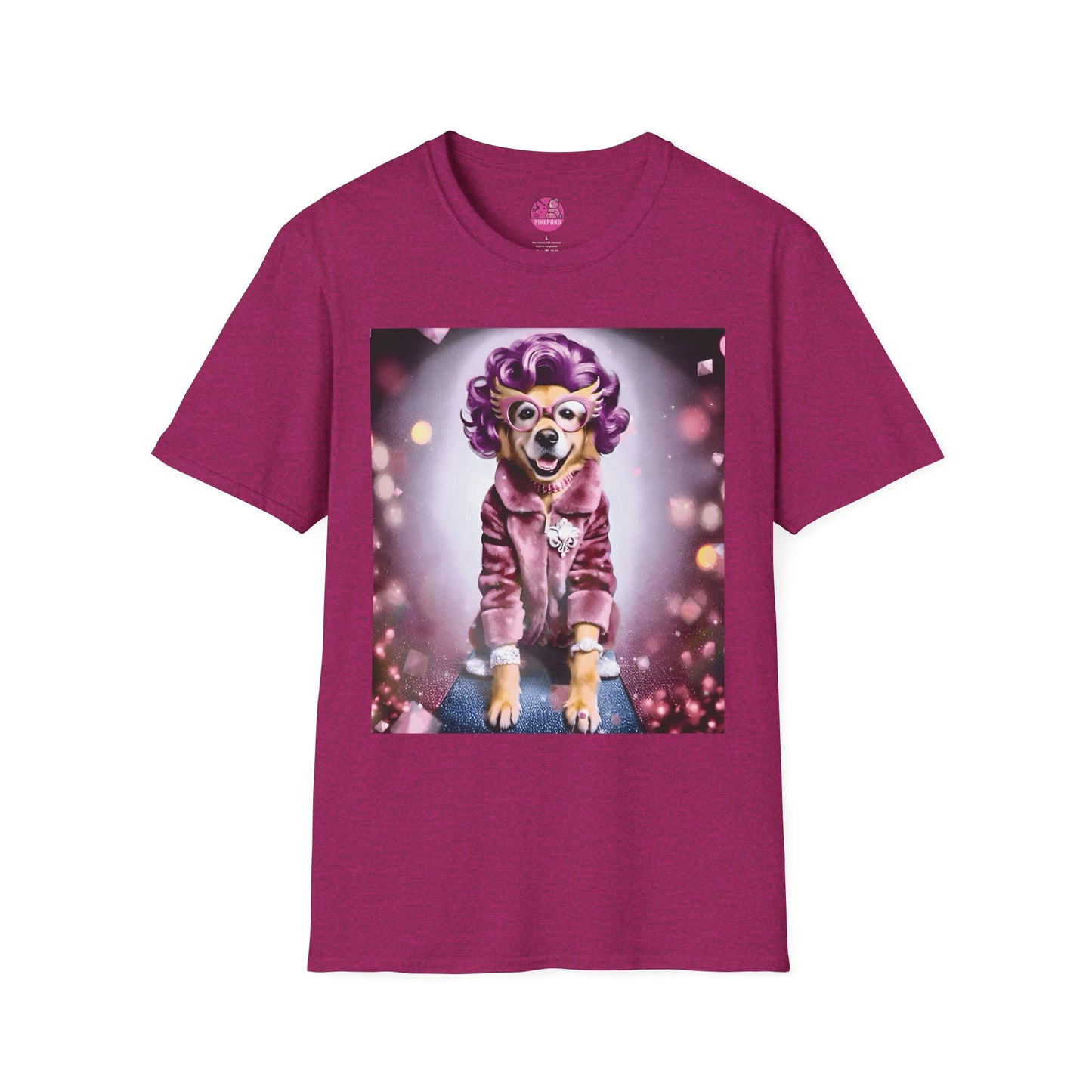 Dame Edna Labrador Dog T-Shirt - Fabulous & Fetching