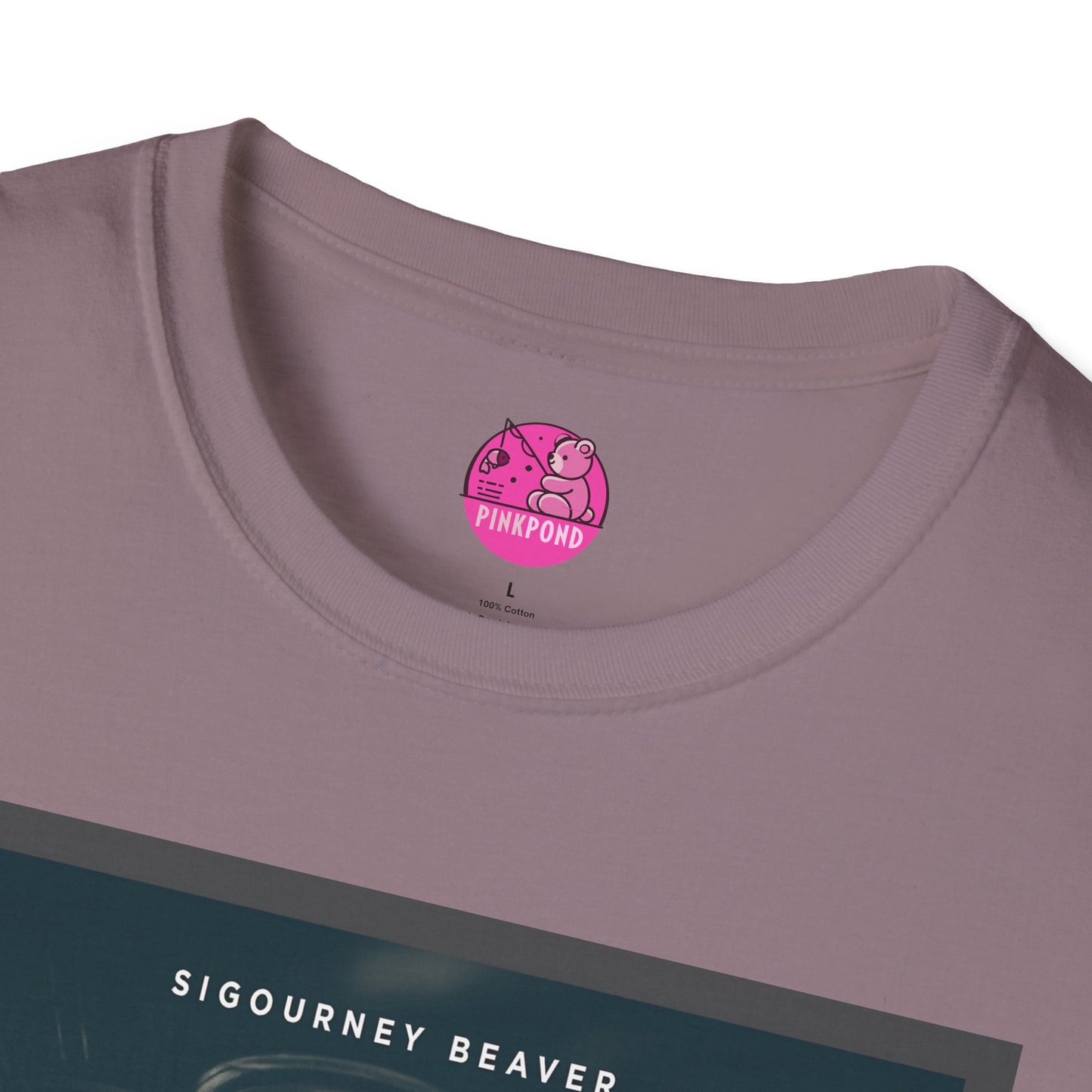 Retro Noir Alien Parody Sci-Fi T-Shirt Featuring Sigourney Beaver