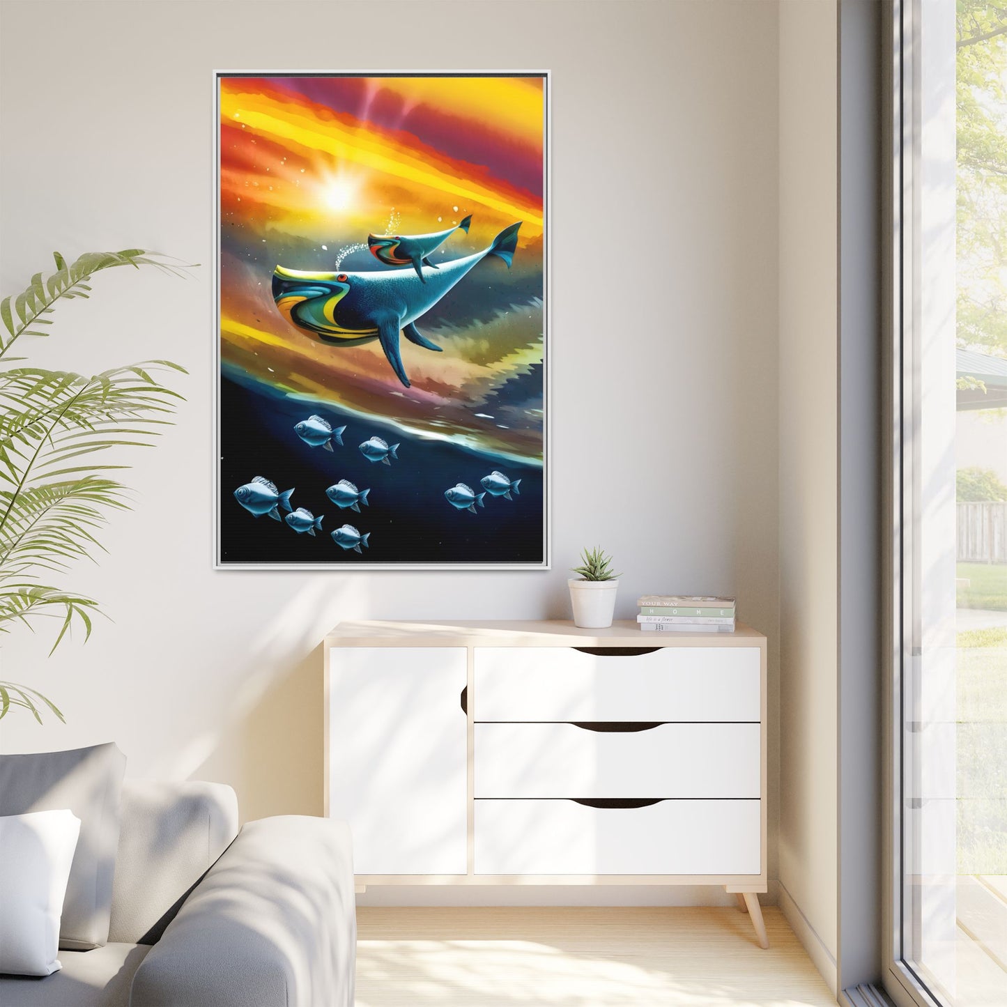 Celestial Whale by Andrew McCarter - Art Print