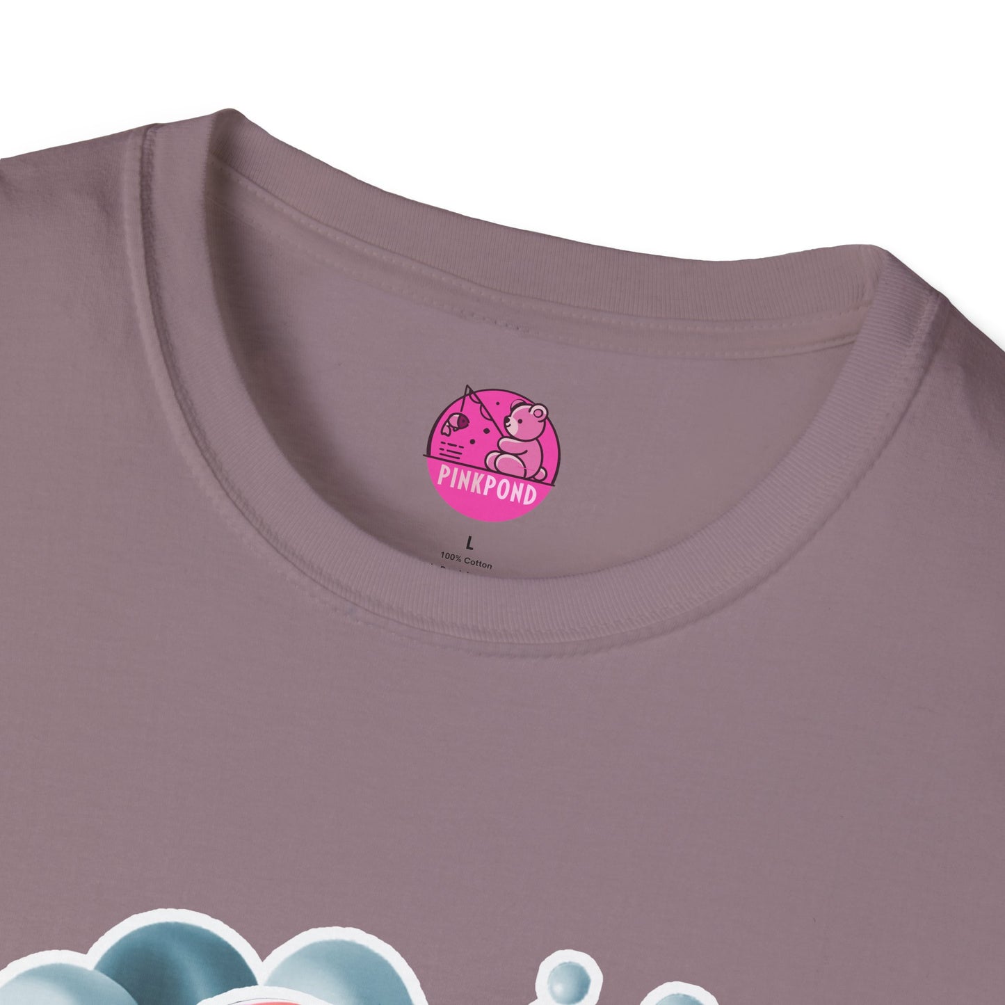Carrie the Carp T-Shirt - a splash of fishy fun - Unisex Softstyle Tee with 3D Design