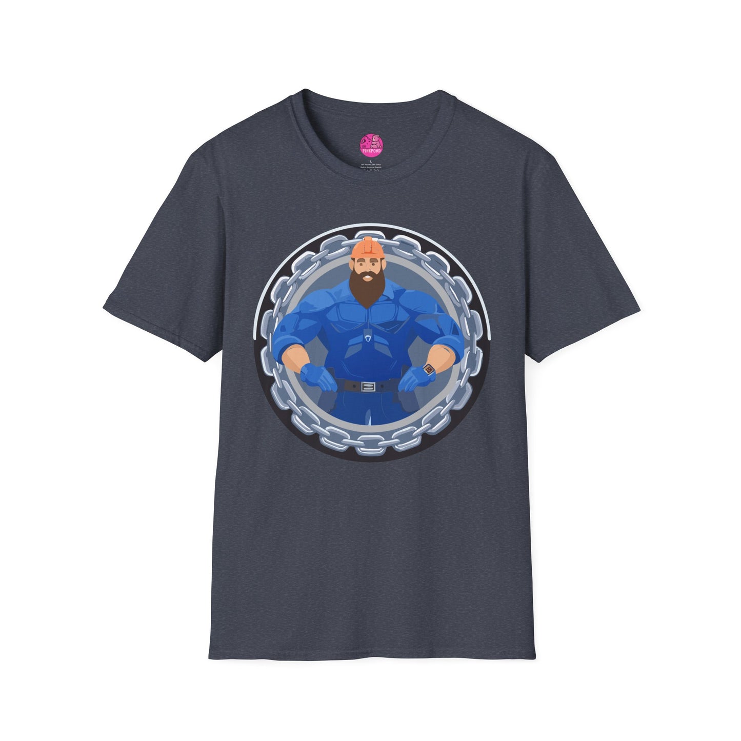 Construction Worker Bear  Graphic T-Shirt