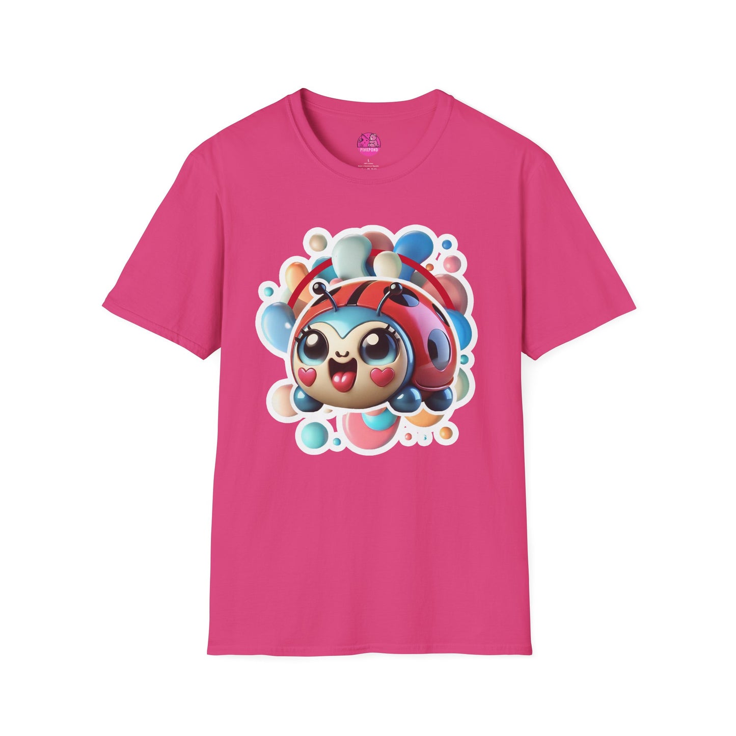 Leticia Ladybird Tee – Sweet, Stylish & Full of Charm!  T-Shirt - Unisex Tee for Fun-Lovers 🐞✨