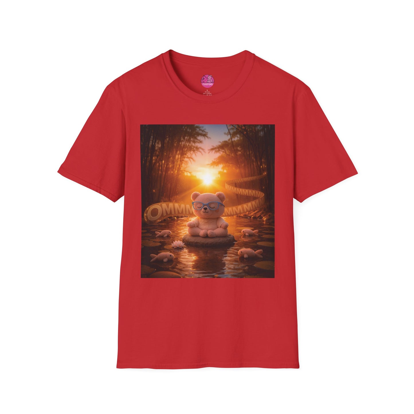 Meditating Bear Golden Hour T-Shirt