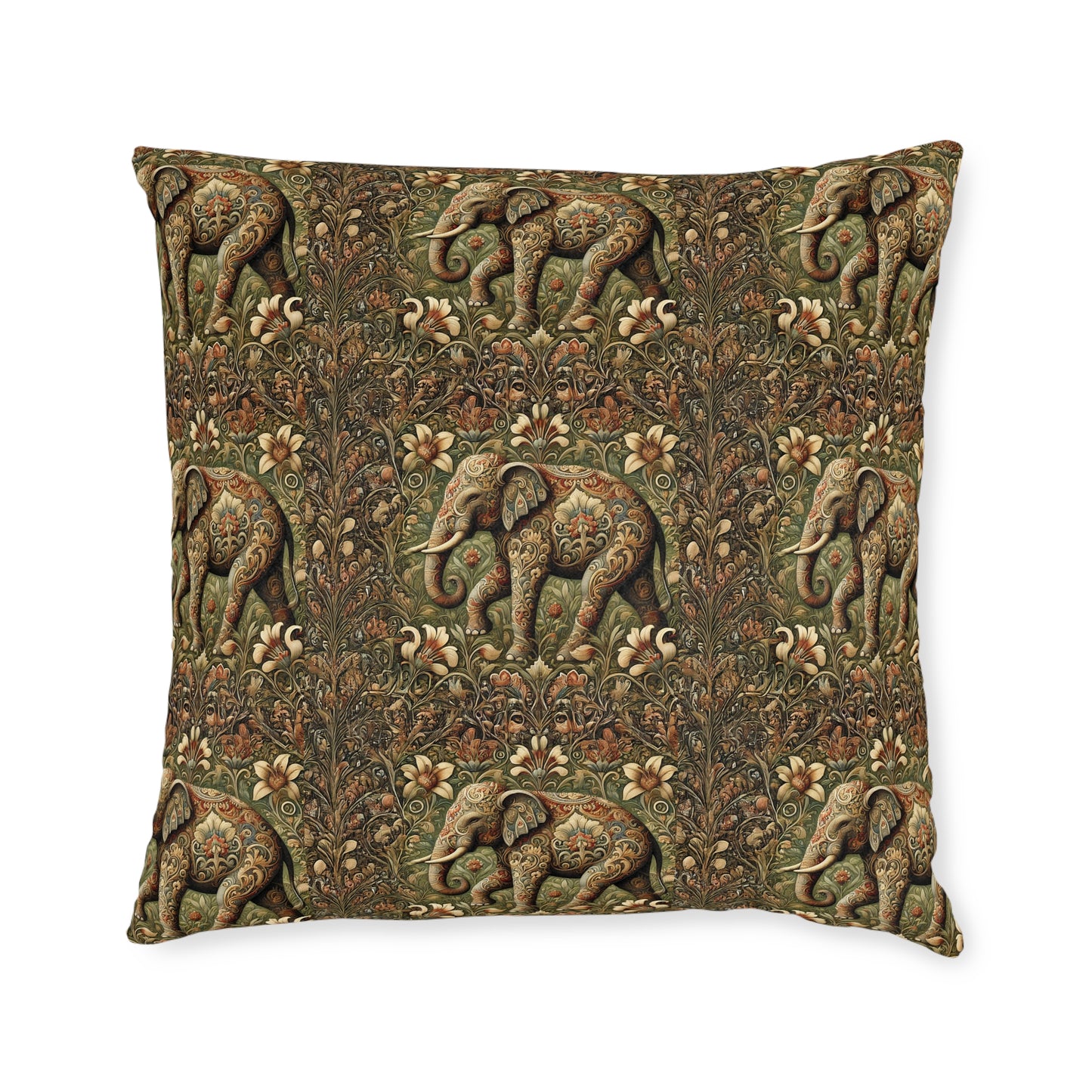 Square Pillow - PinkPond Cushion Scheherazade 12x12 Inch Double-Sided Print with Concealed Zip Soft Durable Cover Plush Inner Cushion