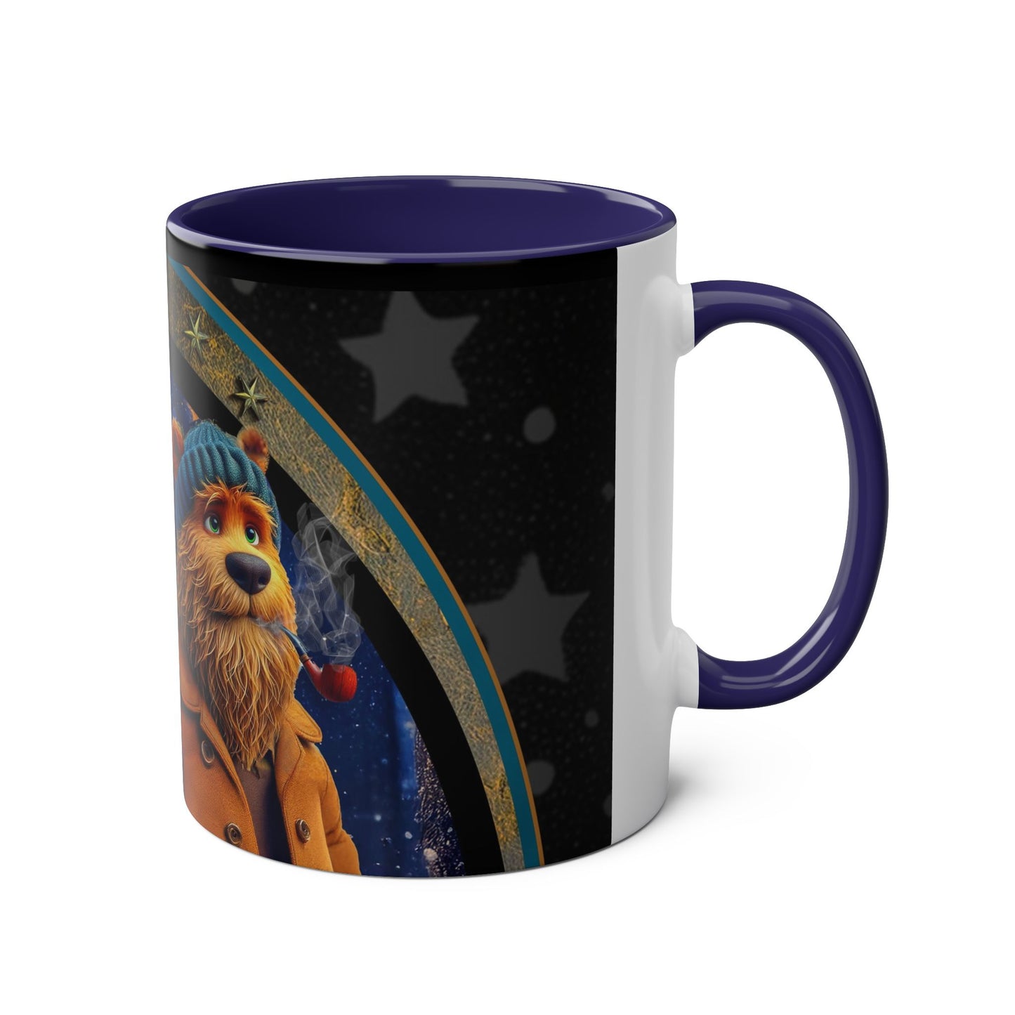 Mug - Barry & Barney Bear Affairs Two-Tone Coffee Mug, 11oz