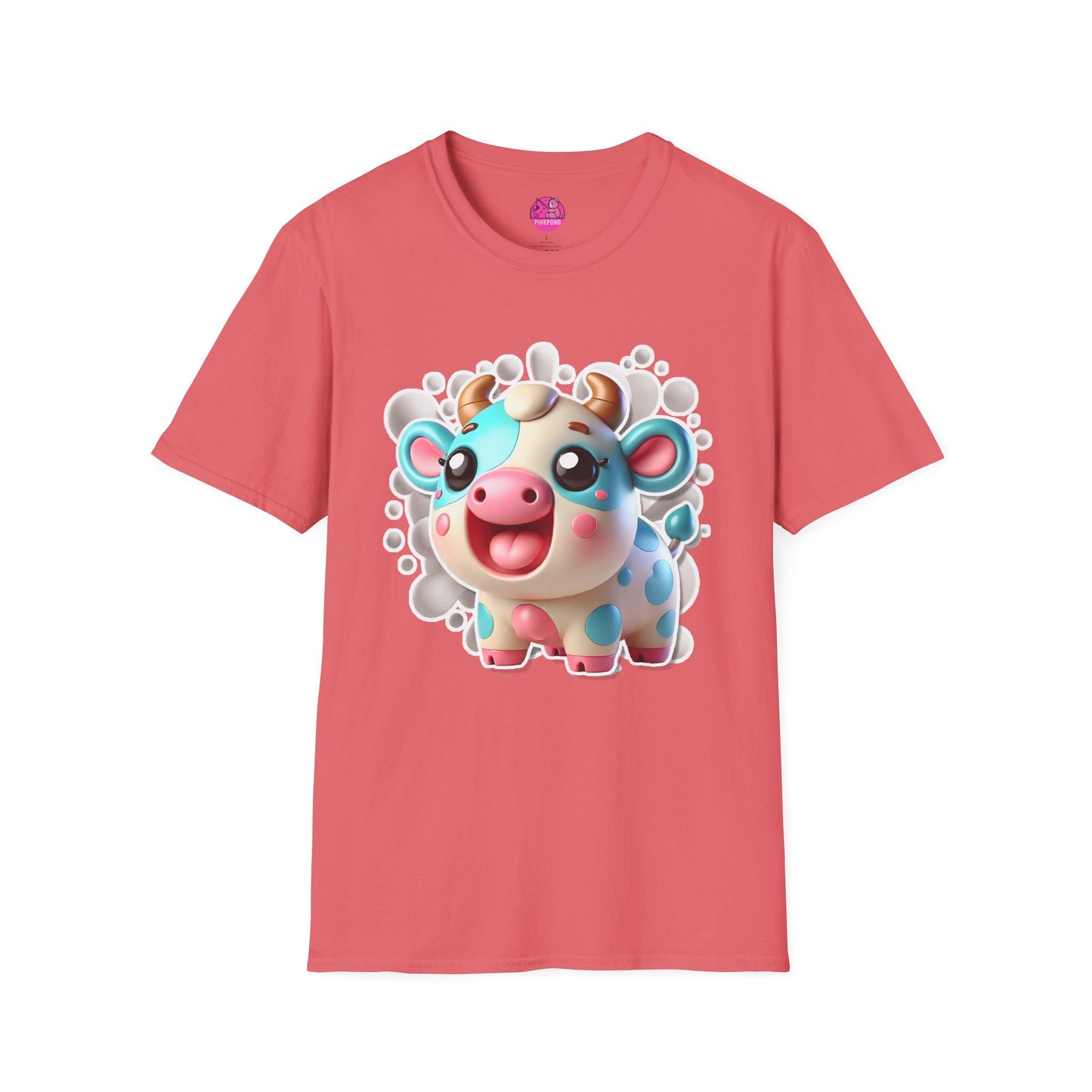 Carmen the Cow T-Shirt - Cute Farmyard Tee for Fun Fashion Fans