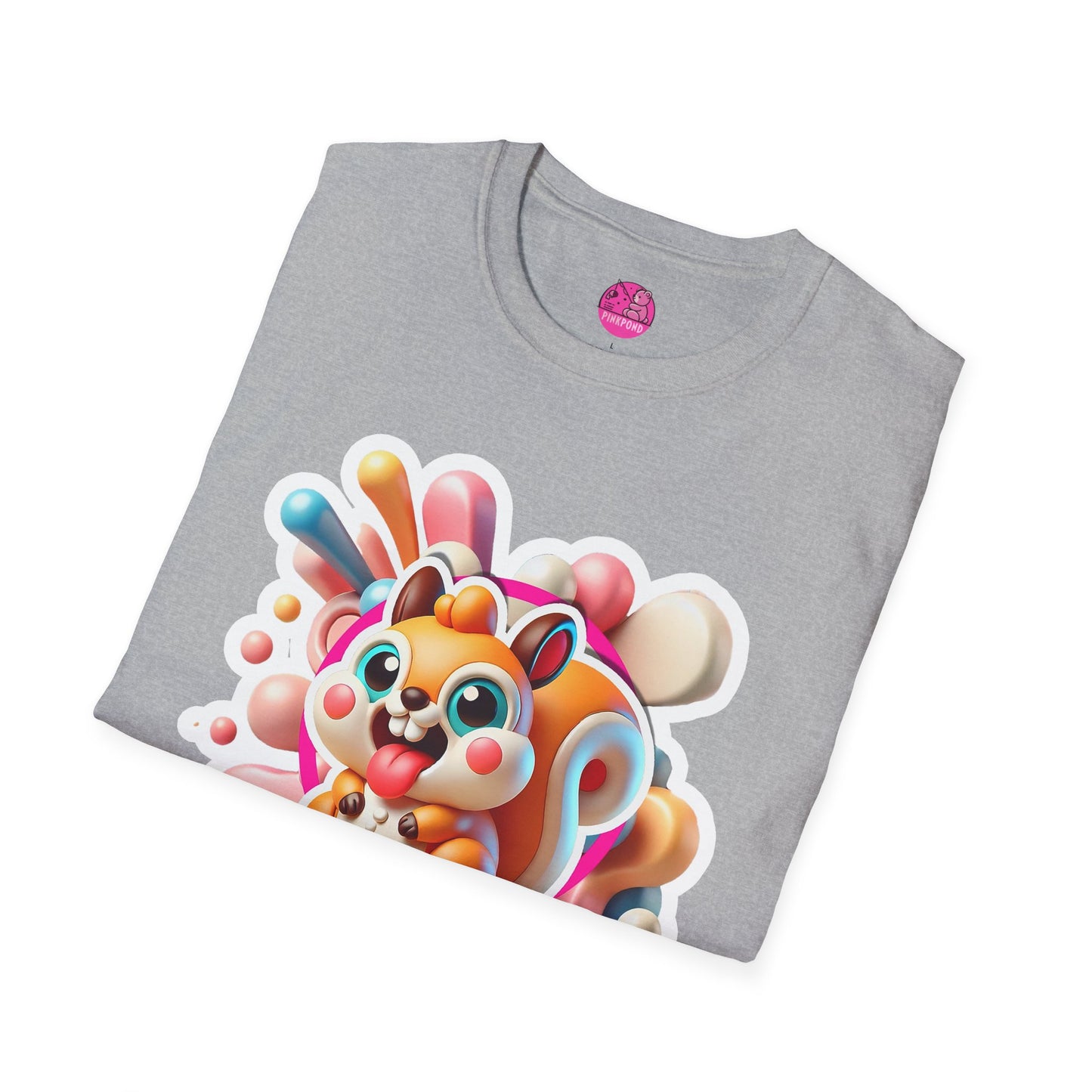 Cyril Squirrel T-Shirt - Nutty and Playful Unisex Tee for Fun-Lovers 🐿️✨