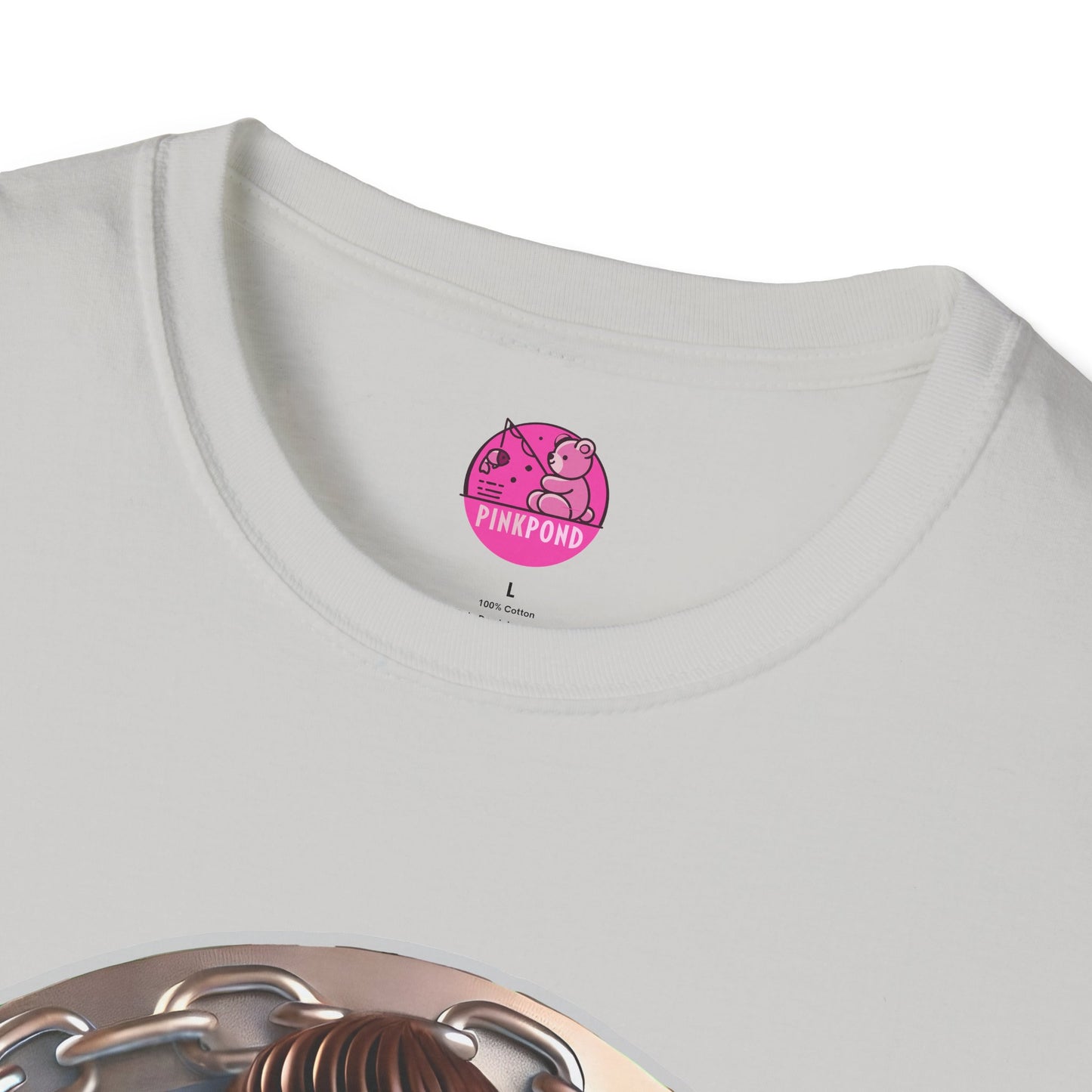 Love Struck Cub – Cute & Bold Chibi Bear T-Shirt