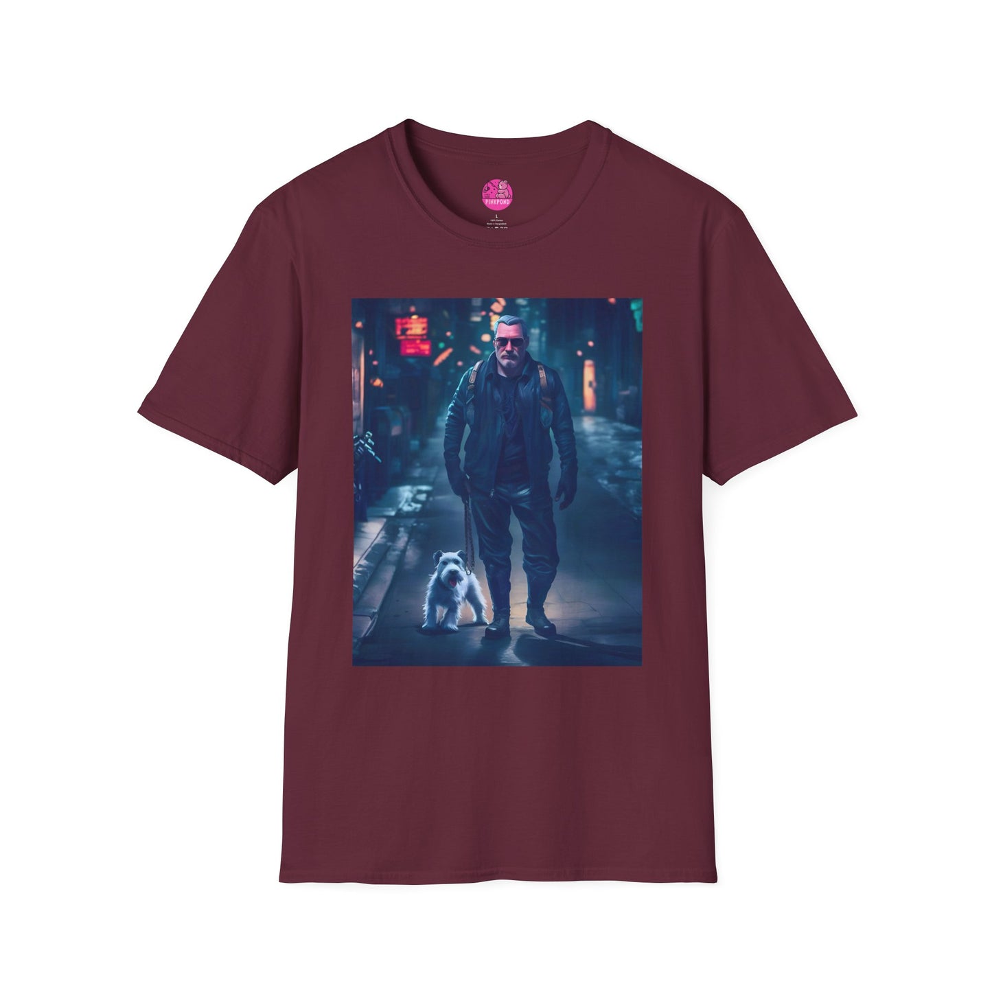Midnight Stroll Graphic T-Shirt - Artwork by Andrew McCarter