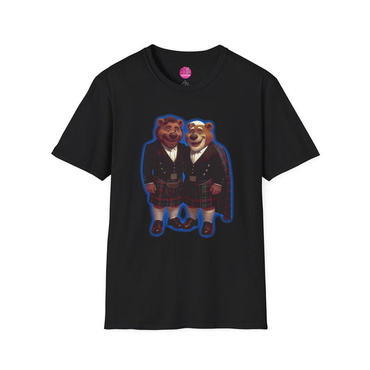 The Happy Bear Couple T-Shirt - Cheeky Edition, Love and Laughter Apparel