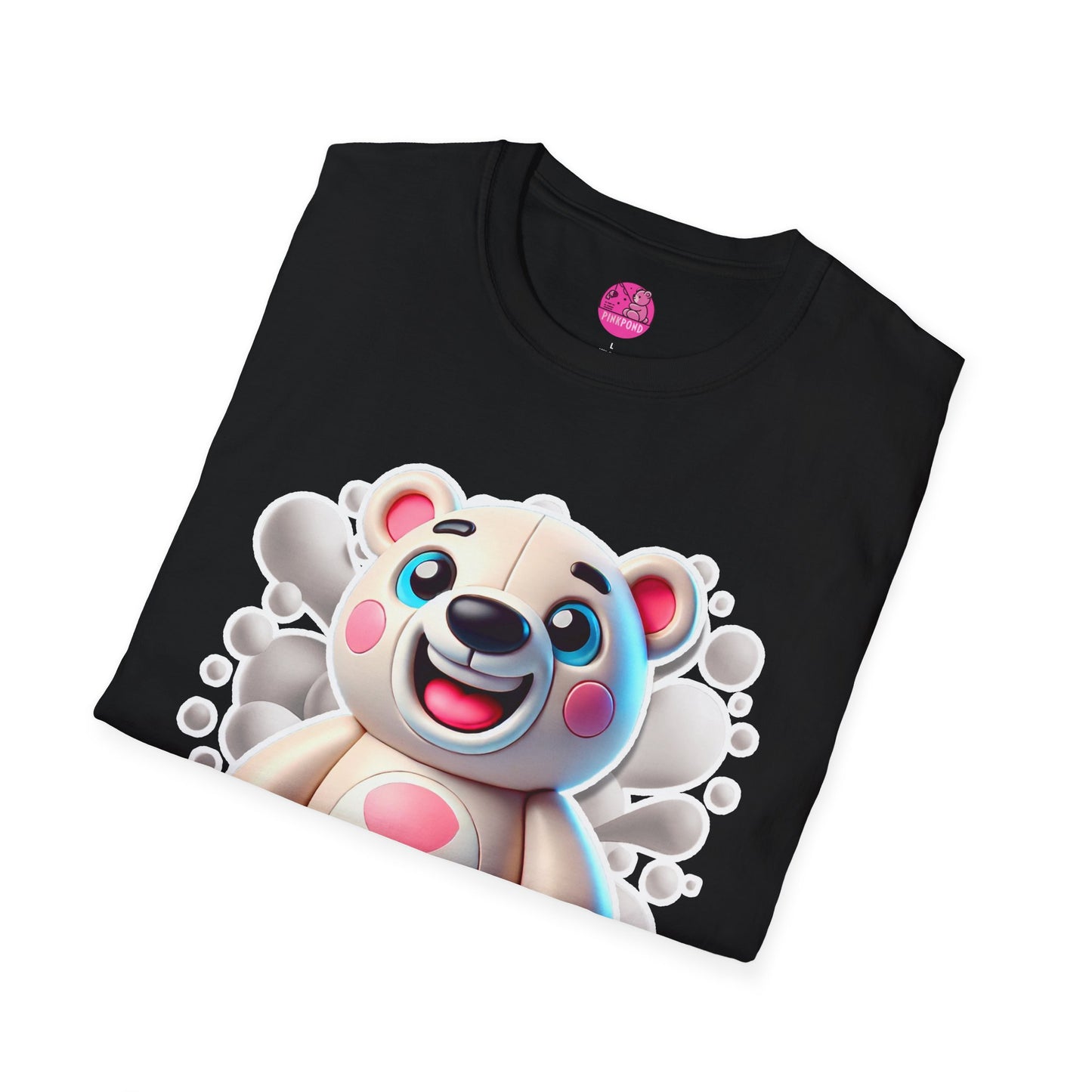 Pepe the Polar Bear T-Shirt - The Coolest Bear Around | Unisex Softstyle Tee